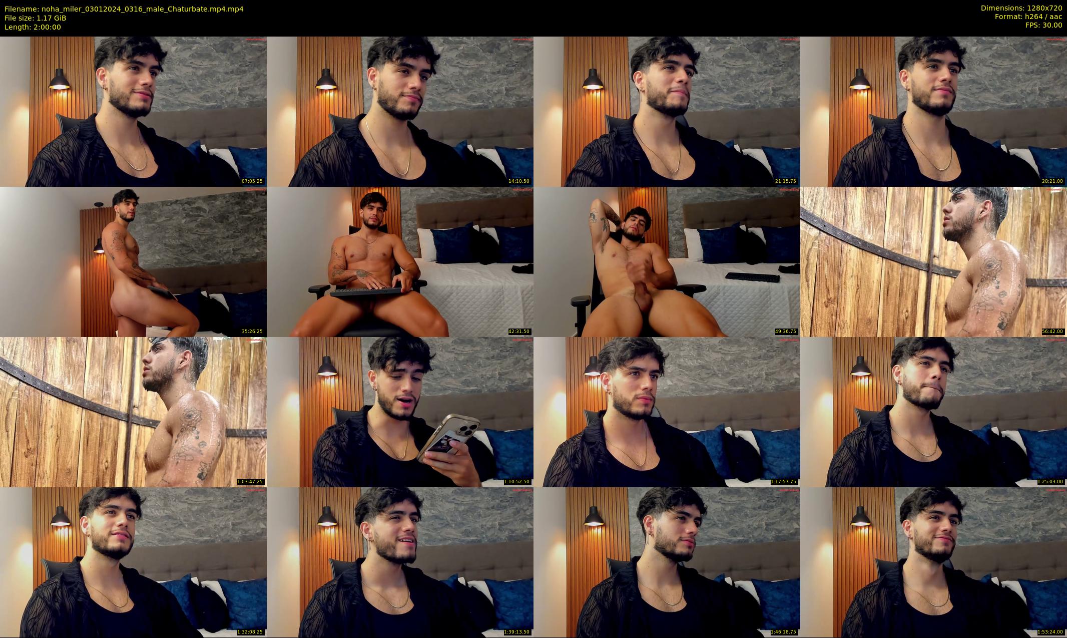 noha_miler — 120 minute Chaturbate male cam show recording, 720p, Jan 3, 2024