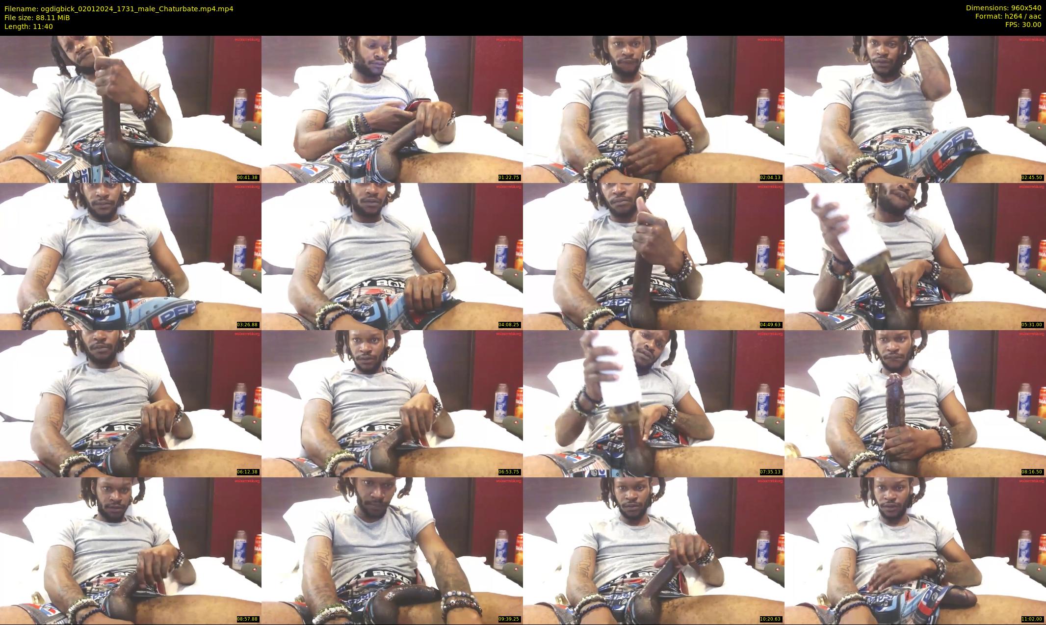 ogdigbick — 12 minute Chaturbate male cam show recording, 480p, Jan 2, 2024