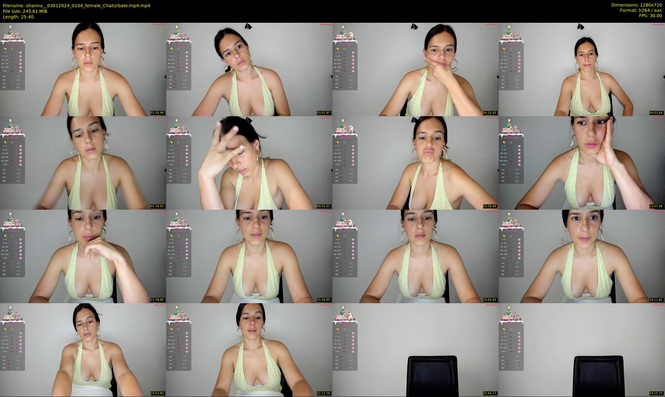 ohanna_ — 26 minute Chaturbate female cam show recording, 720p, Jan 3, 2024