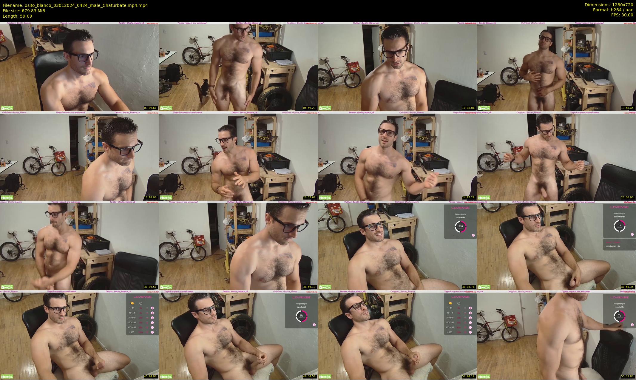 osito_blanco — 60 minute Chaturbate male cam show recording, 720p, Jan 3, 2024