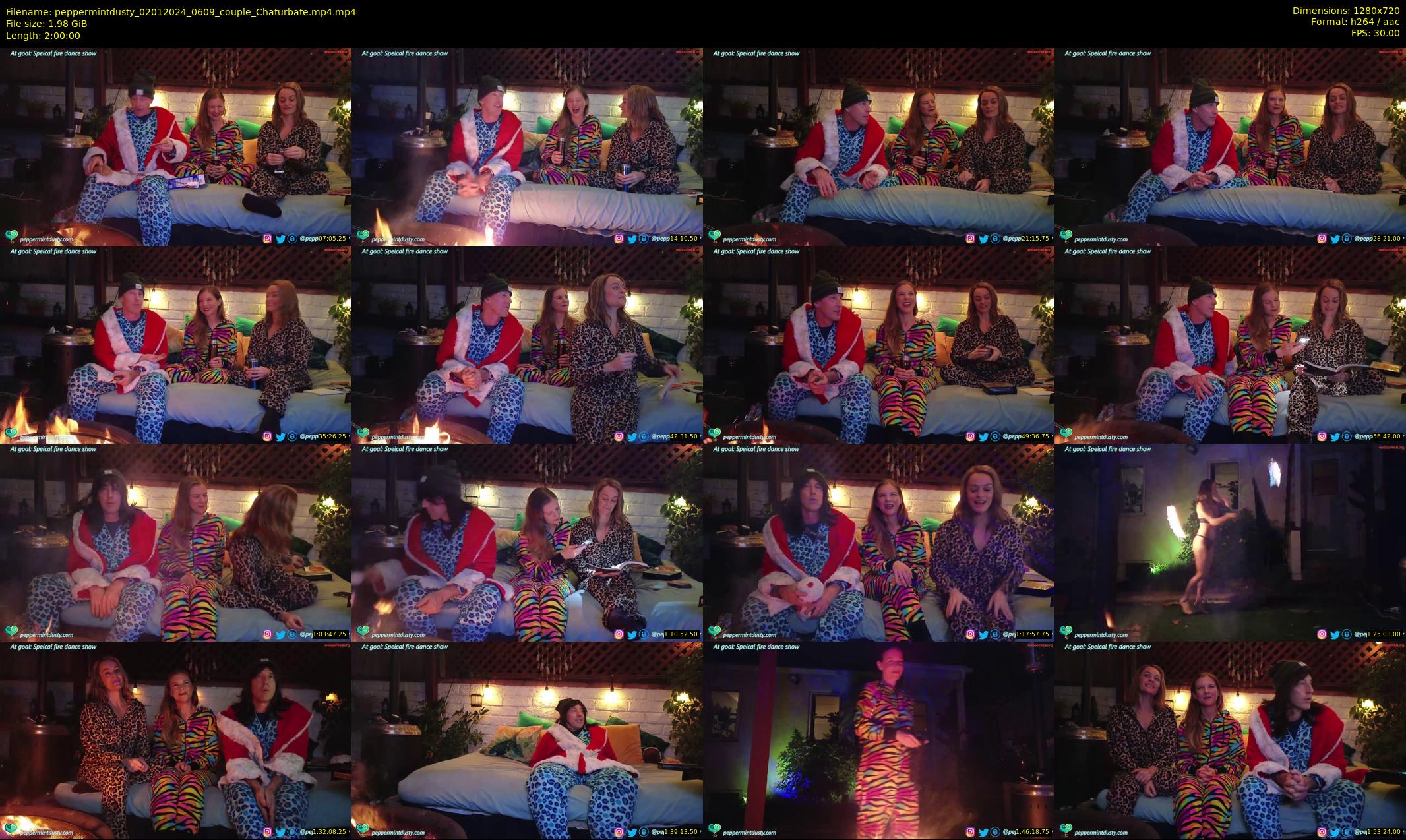 peppermintdusty — 120 minute Chaturbate couple cam show recording, 720p, Jan 2, 2024