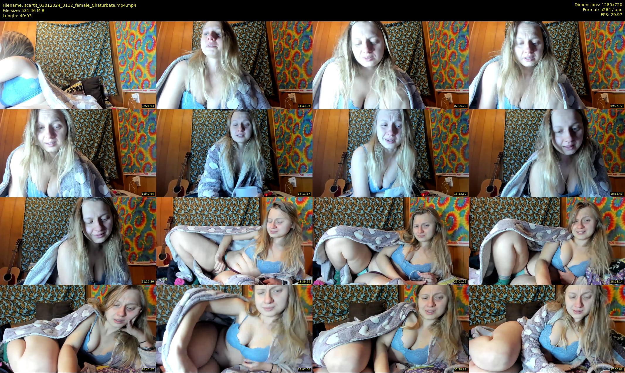 scartit — 41 minute Chaturbate female cam show recording, 720p, Jan 3, 2024