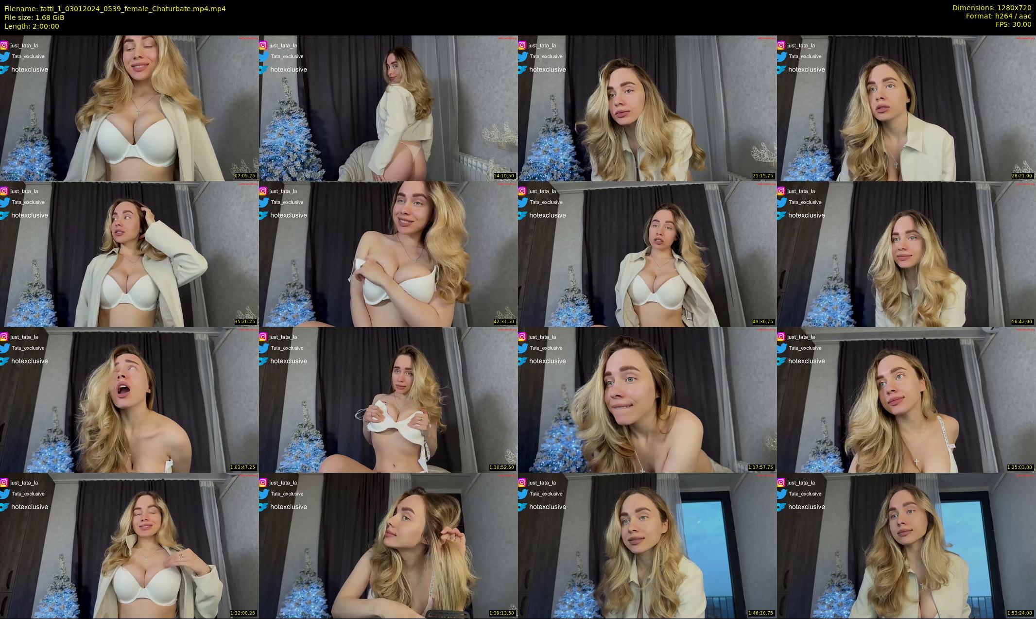tatti_1 — 120 minute Chaturbate female cam show recording, 720p, Jan 3, 2024