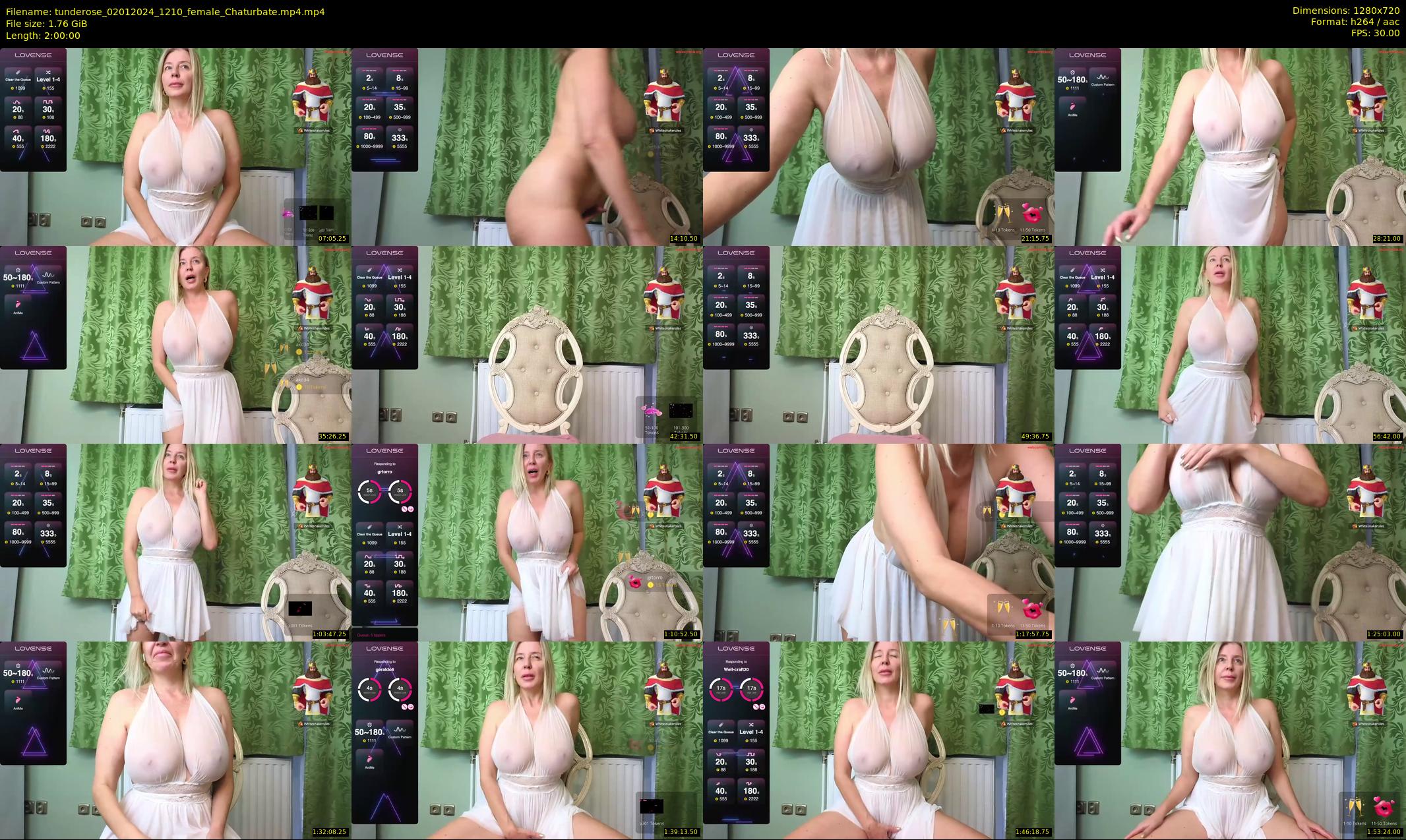 tunderose — 120 minute Chaturbate female cam show recording, 720p, Jan 2, 2024