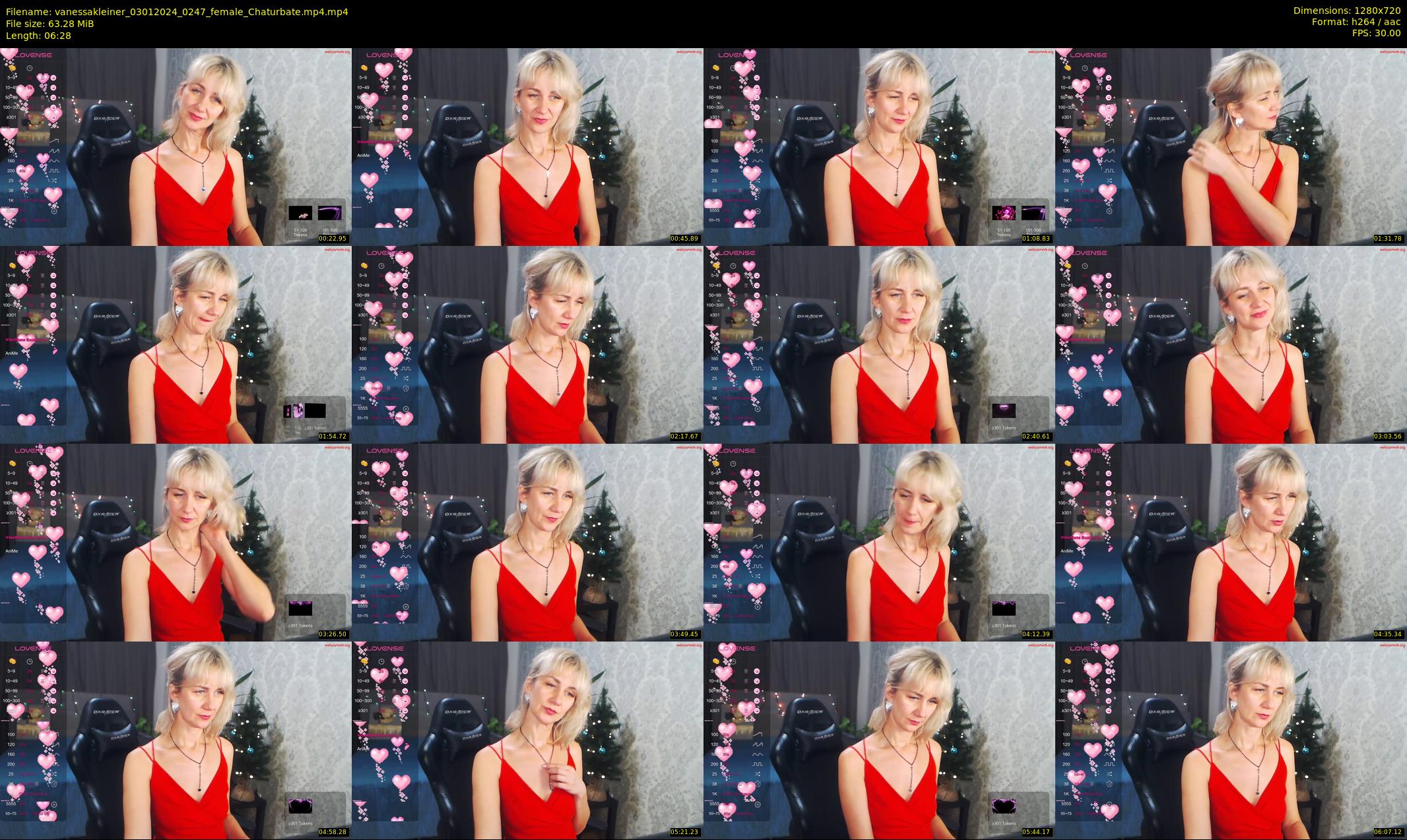 vanessakleiner — 7 minute Chaturbate female cam show recording, 720p, Jan 3, 2024