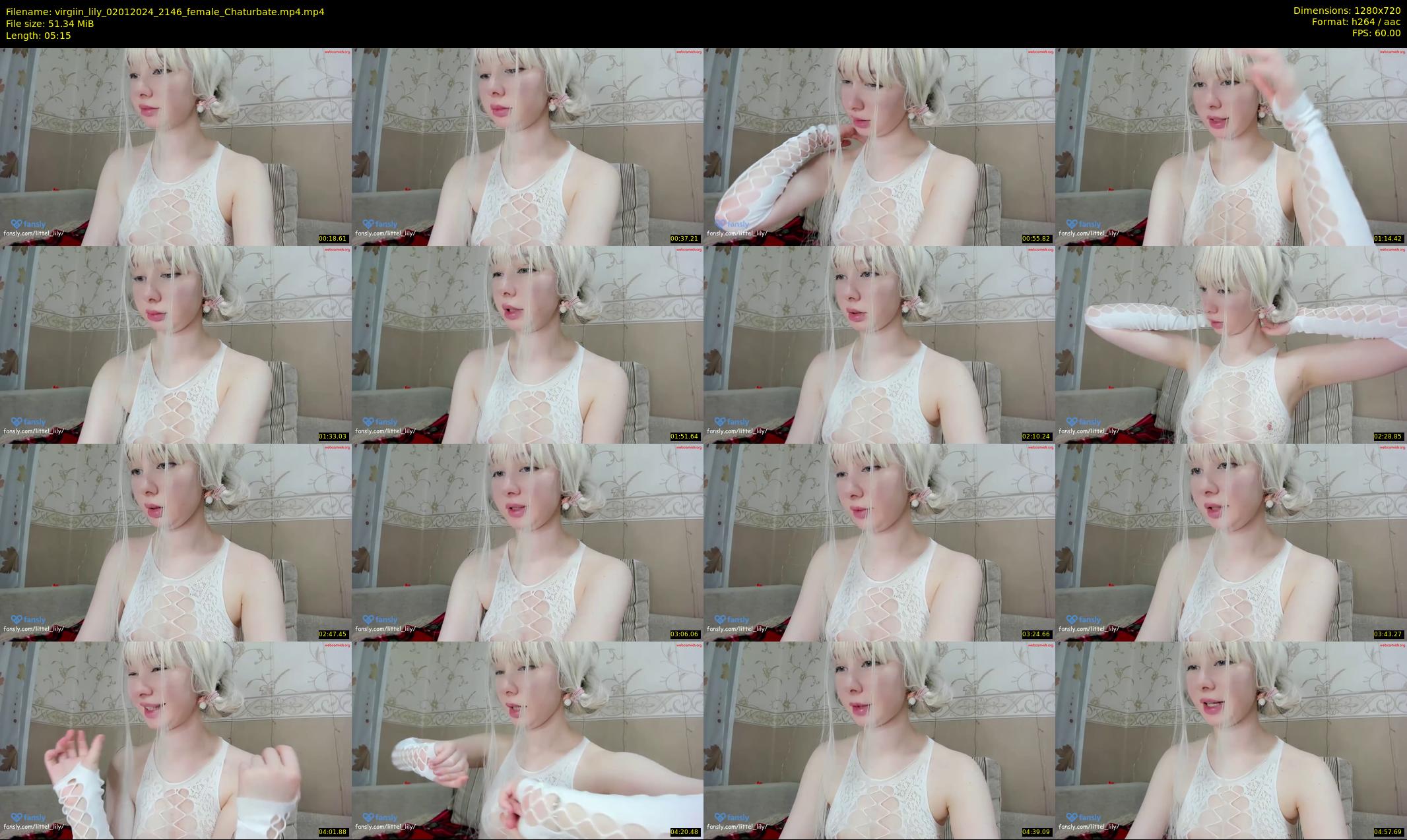 virgiin_lily — 6 minute Chaturbate female cam show recording, 720p, Jan 2, 2024