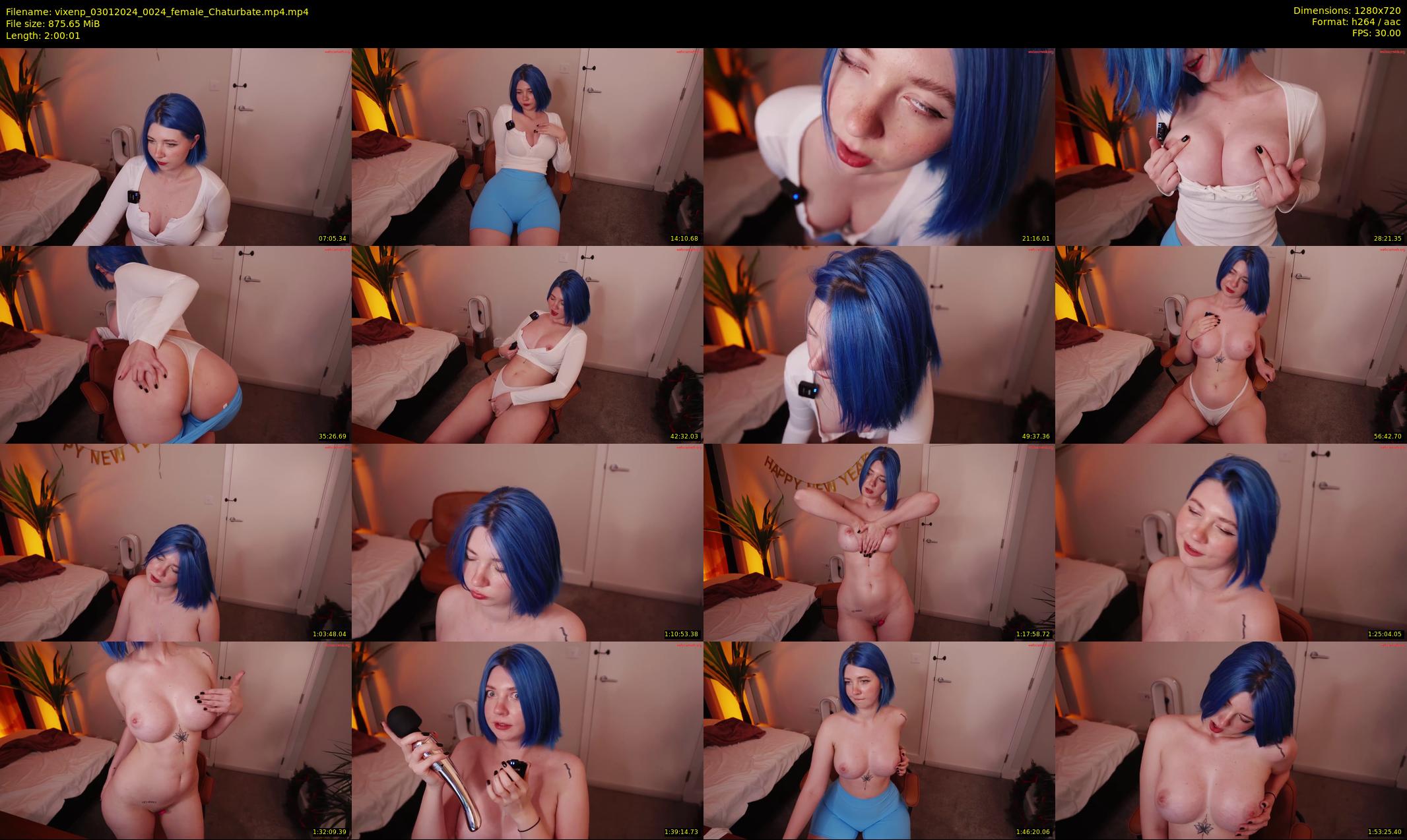 vixenp — 121 minute Chaturbate female cam show recording, 720p, Jan 3, 2024