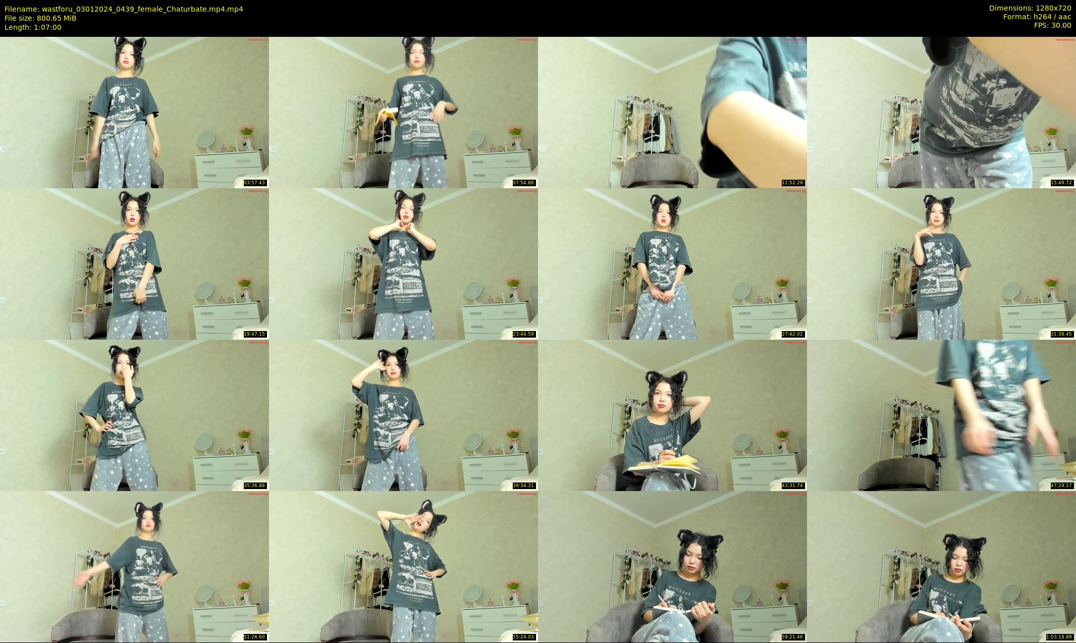 wastforu — 67 minute Chaturbate female cam show recording, 720p, Jan 3, 2024
