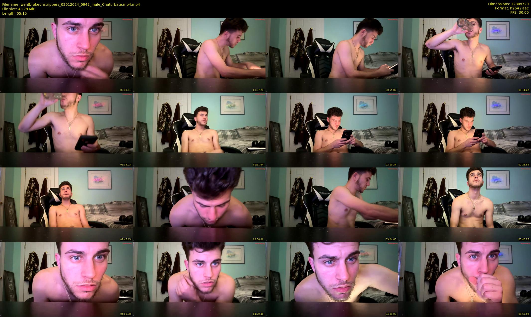 wentbrokeonstrippers — 6 minute Chaturbate male cam show recording, 720p, Jan 2, 2024