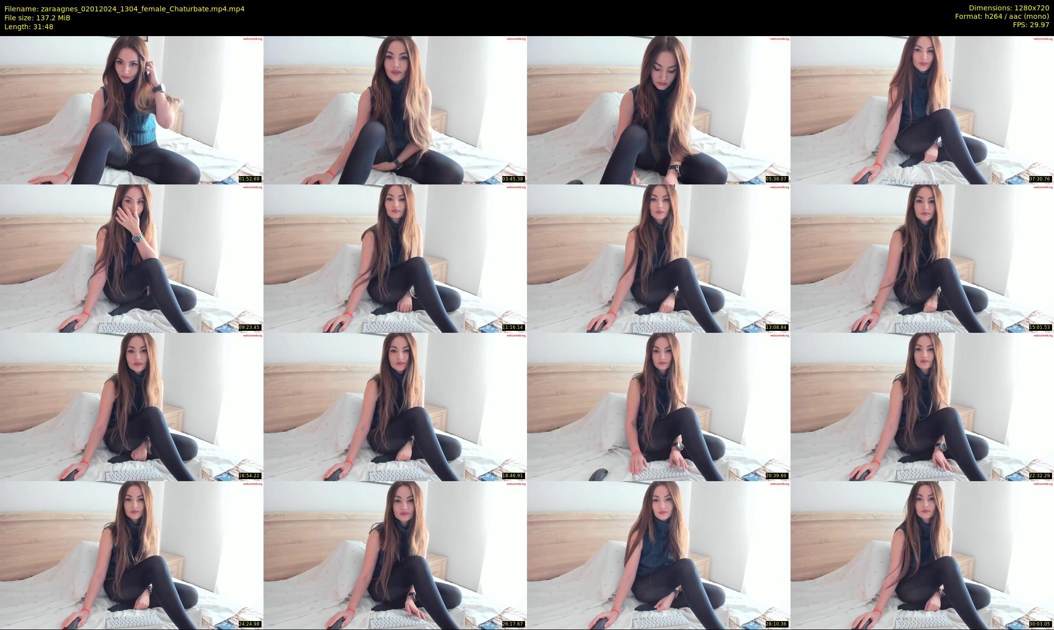 zaraagnes — 32 minute Chaturbate female cam show recording, 720p, Jan 2, 2024