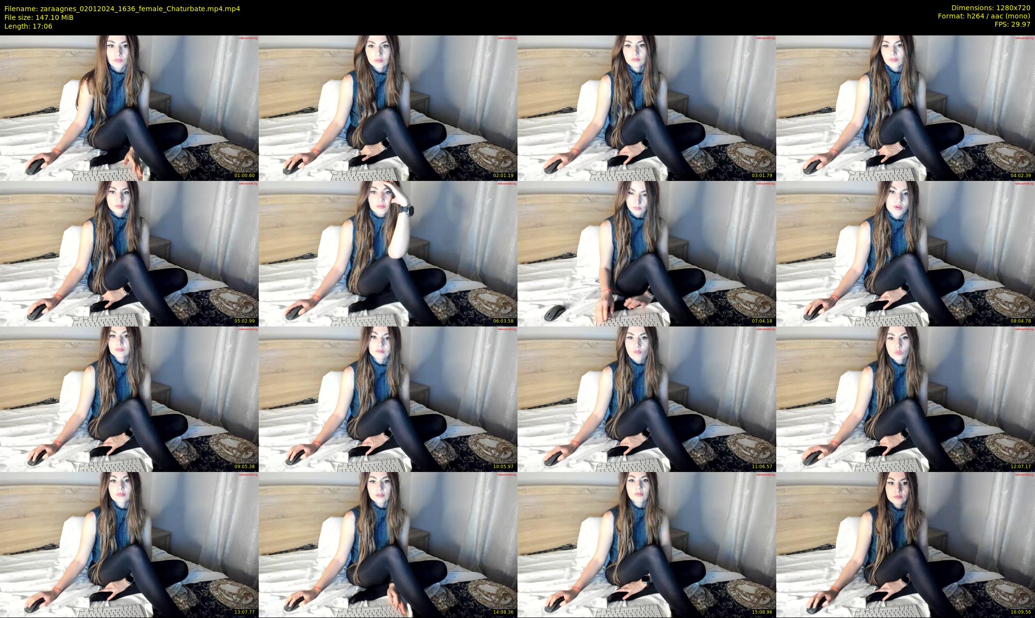 zaraagnes — 18 minute Chaturbate female cam show recording, 720p, Jan 2, 2024