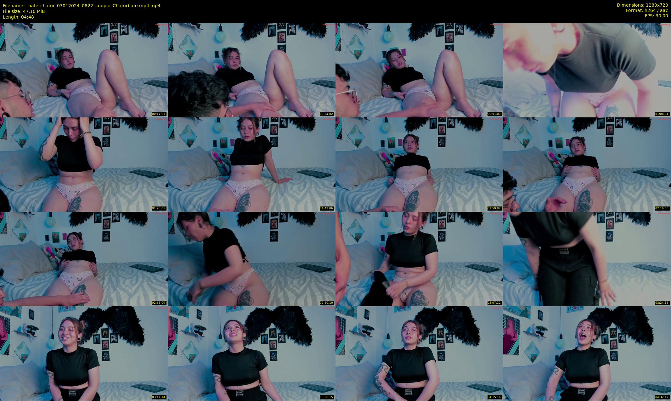 _baterchatur — 5 minute Chaturbate couple cam show recording, 720p, Jan 3, 2024