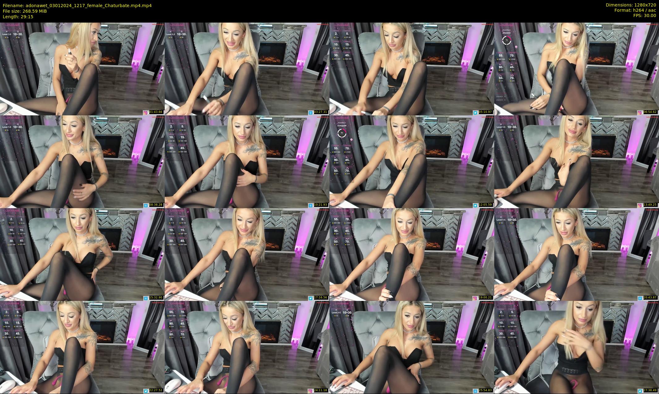 adonawet — 30 minute Chaturbate couple cam show recording, 720p, Jan 3, 2024