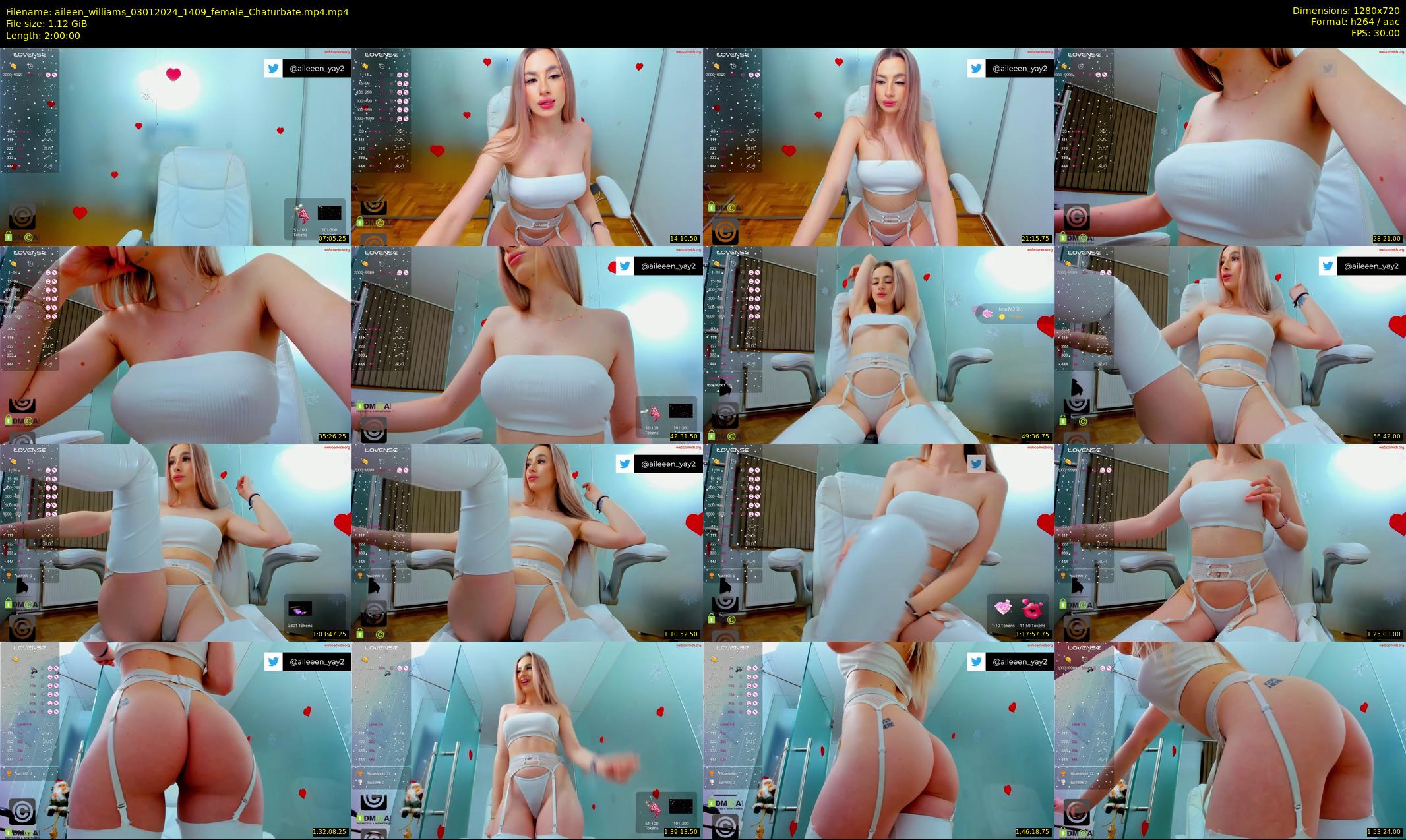 aileen_williams — 120 minute Chaturbate female cam show recording, 720p, Jan 3, 2024