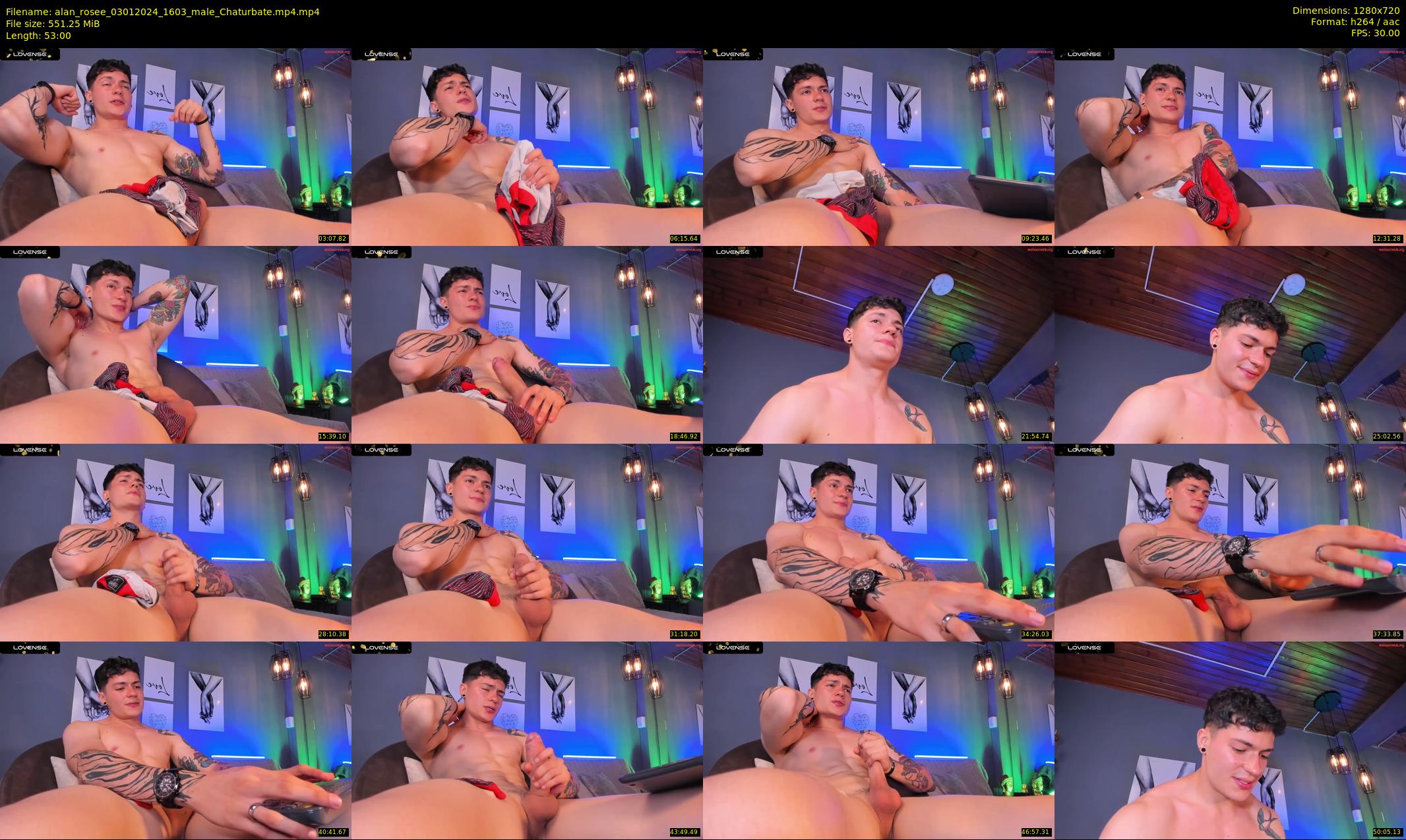 alan_rosee — 53 minute Chaturbate male cam show recording, 720p, Jan 3, 2024