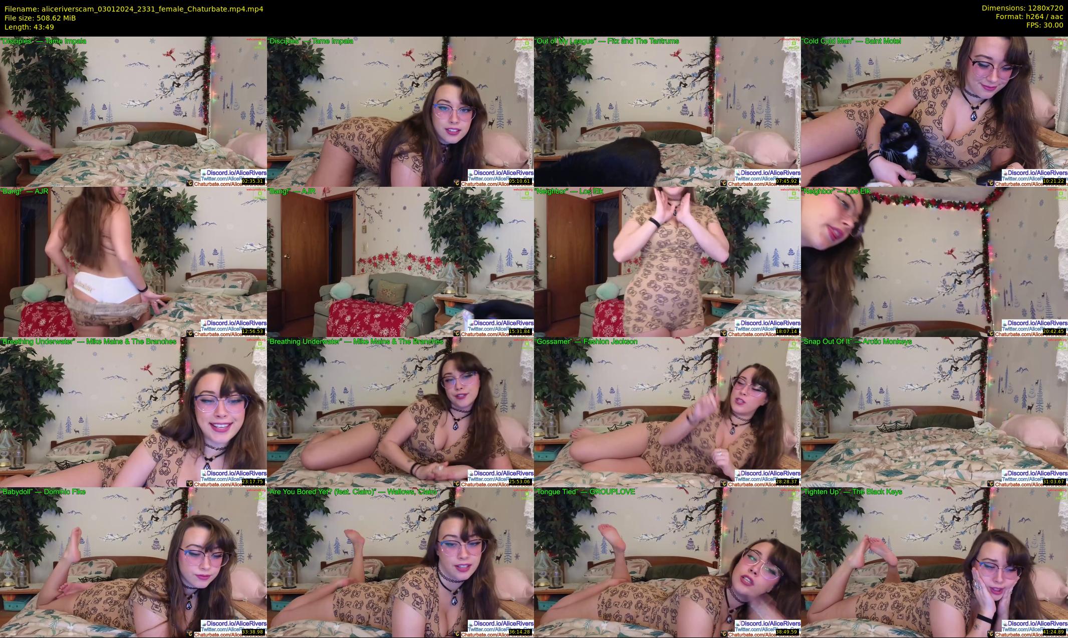 aliceriverscam — 44 minute Chaturbate female cam show recording, 720p, Jan 3, 2024