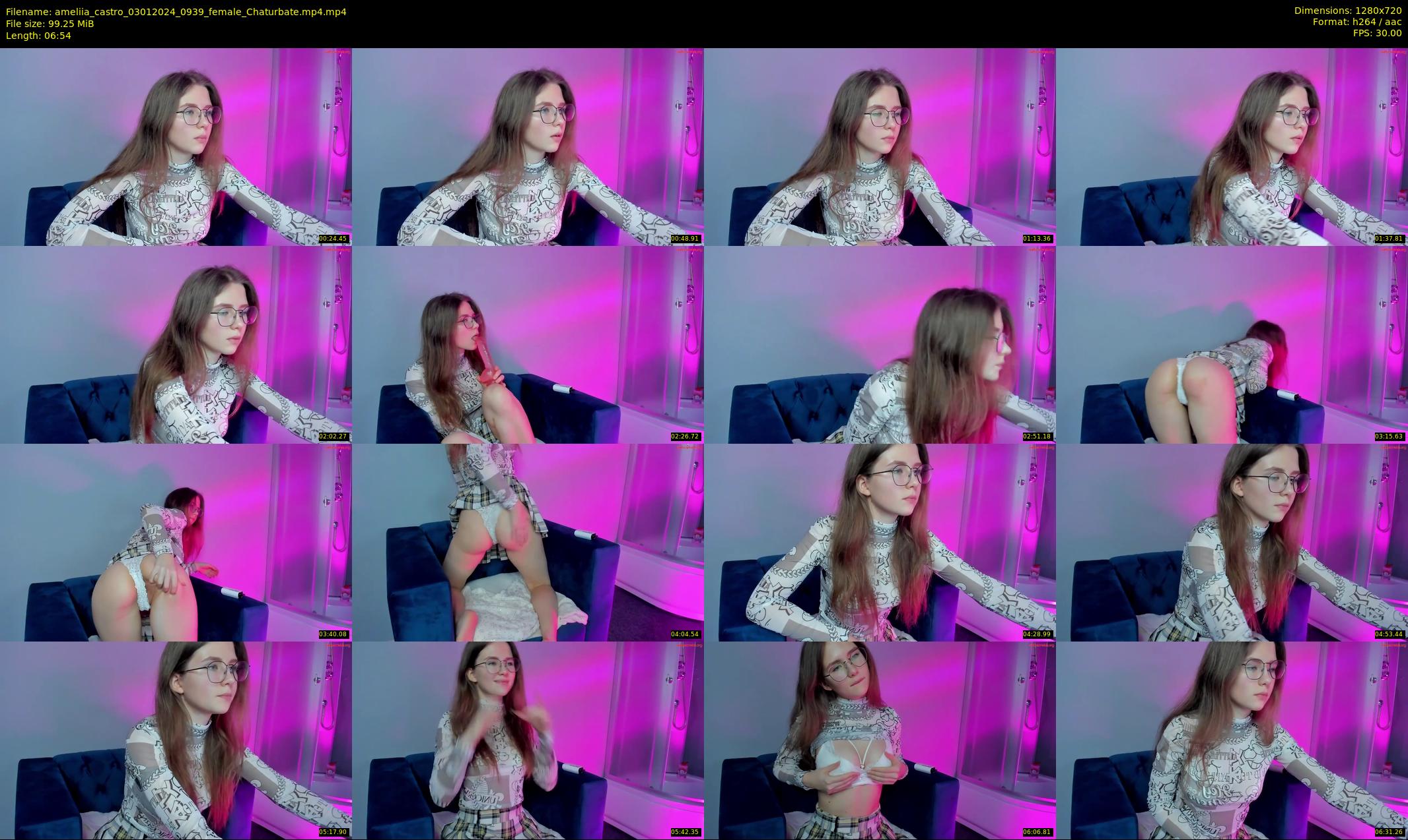 ameliia_castro — 7 minute Chaturbate female cam show recording, 720p, Jan 3, 2024