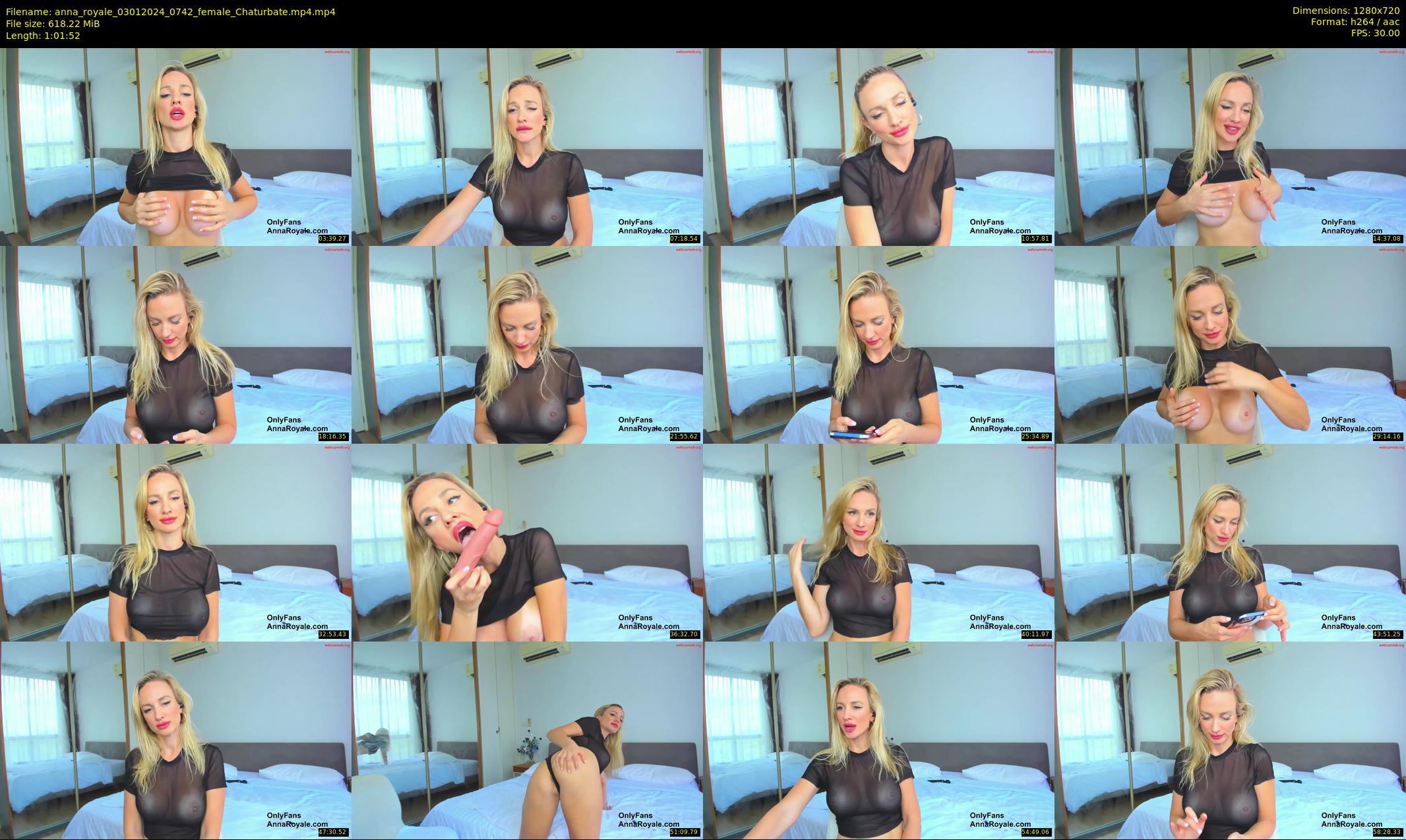 anna_royale — 62 minute Chaturbate female cam show recording, 720p, Jan 3, 2024