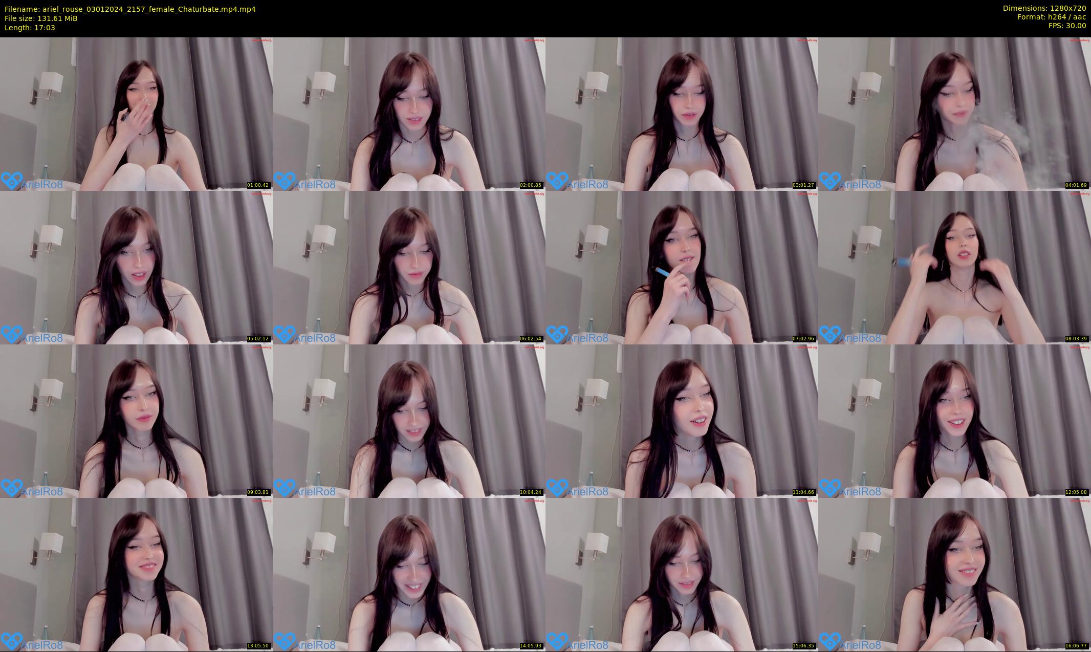 ariel_rouse — 18 minute Chaturbate female cam show recording, 720p, Jan 3, 2024