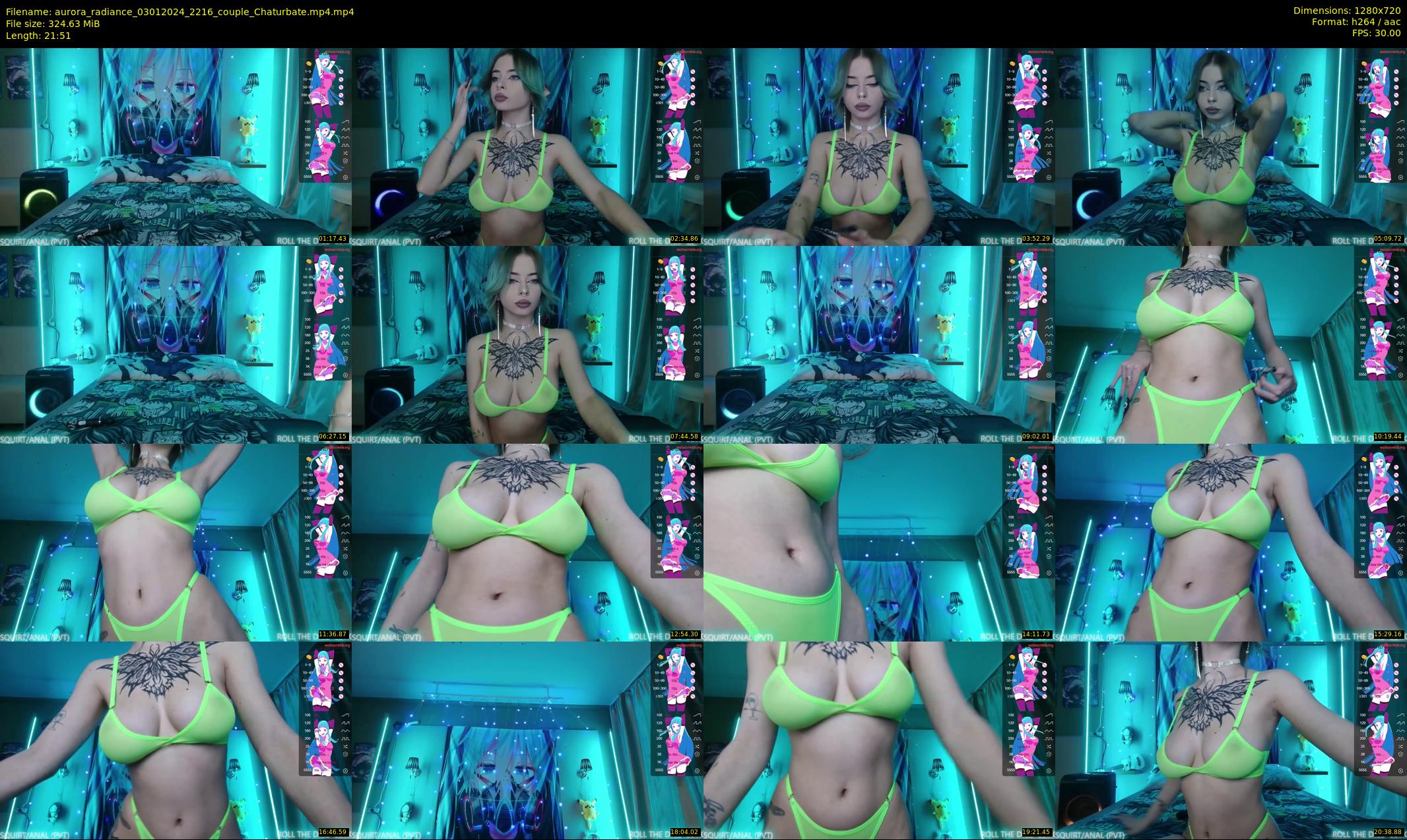 aurora_radiance — 22 minute Chaturbate couple cam show recording, 720p, Jan 3, 2024