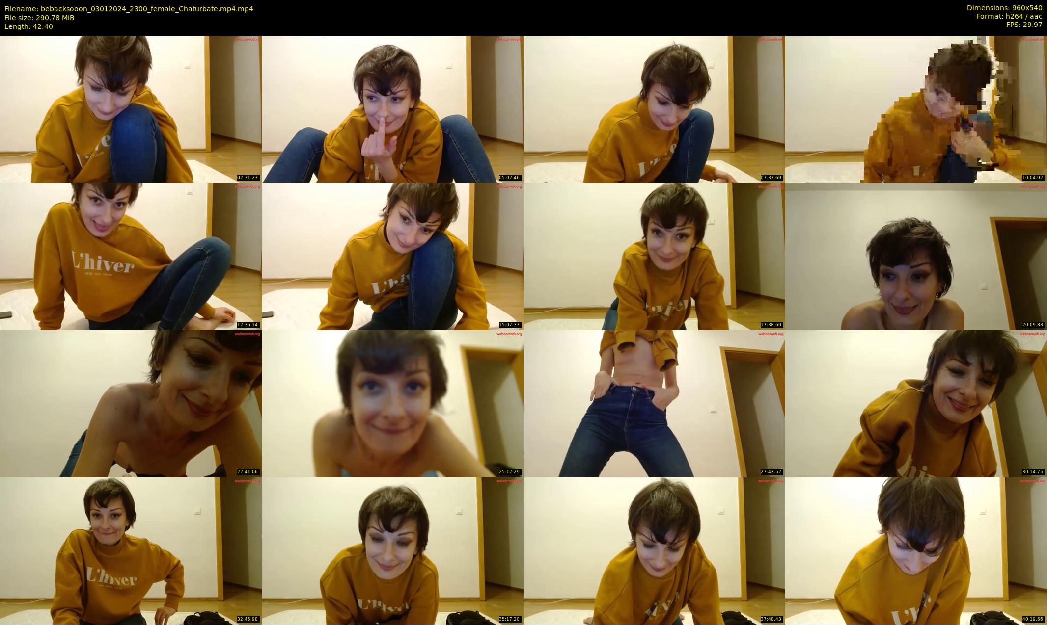 bebacksooon — 43 minute Chaturbate female cam show recording, 480p, Jan 3, 2024