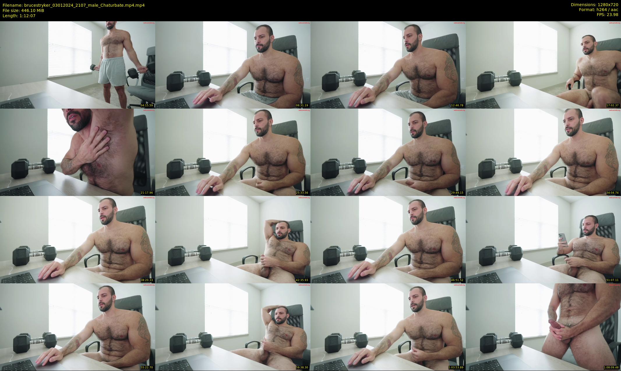 brucestryker — 73 minute Chaturbate male cam show recording, 720p, Jan 3, 2024