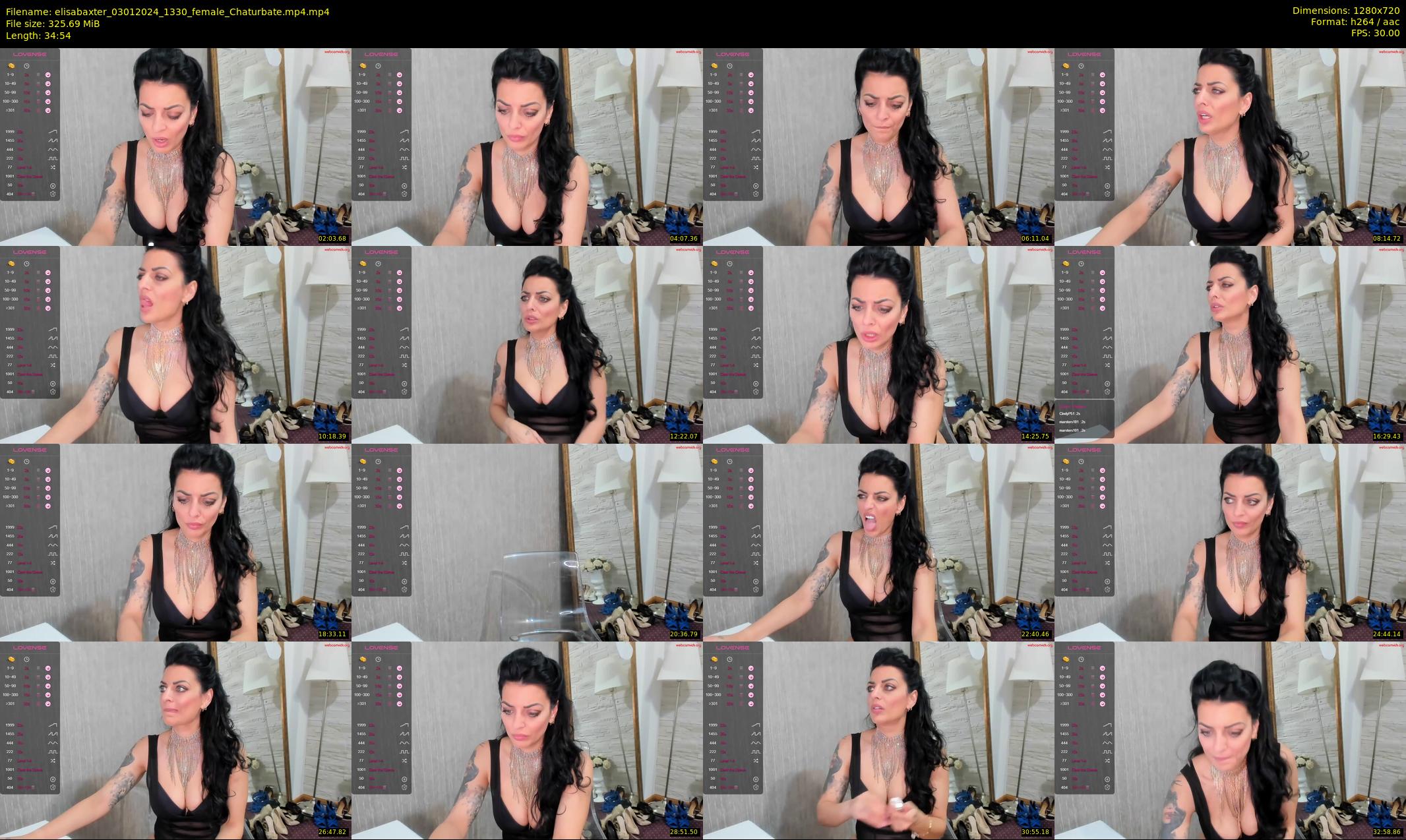 elisabaxter — 35 minute Chaturbate female cam show recording, 720p, Jan 3, 2024