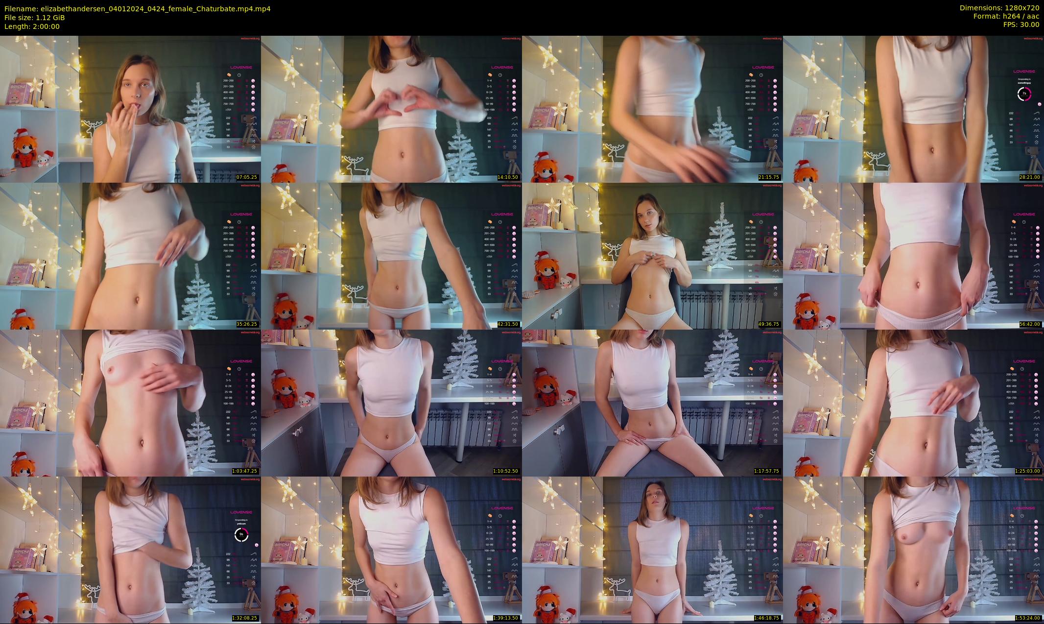 elizabethandersen — 120 minute Chaturbate female cam show recording, 720p, Jan 4, 2024