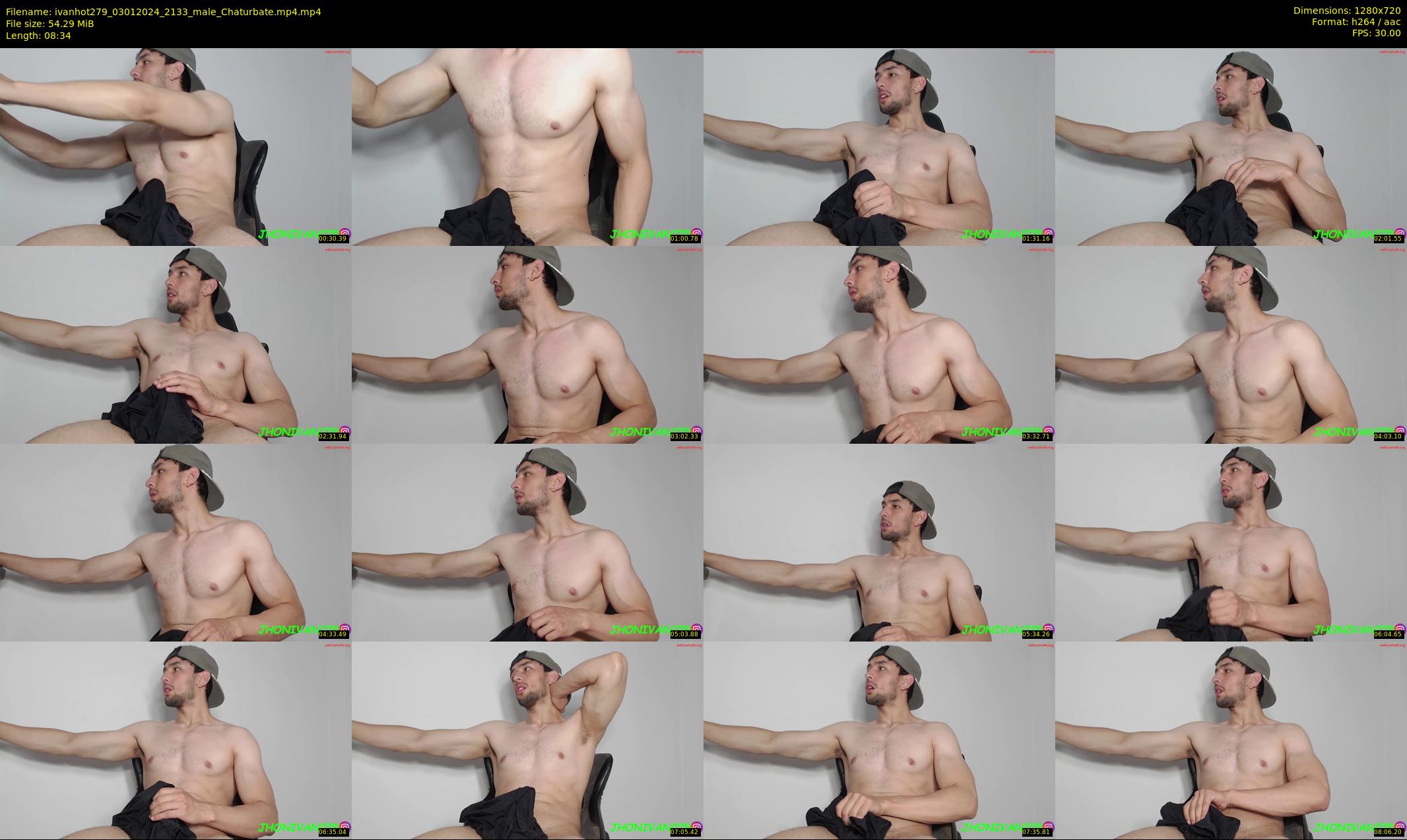 ivanhot279 — 9 minute Chaturbate male cam show recording, 720p, Jan 3, 2024