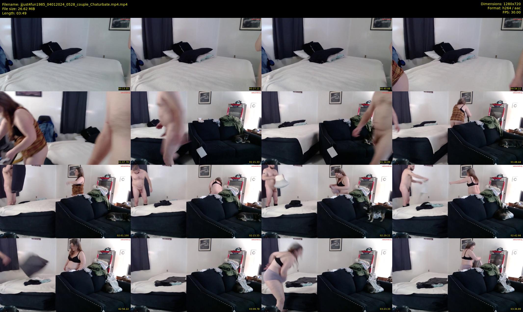 jjjust4fun1985 — 4 minute Chaturbate couple cam show recording, 720p, Jan 4, 2024