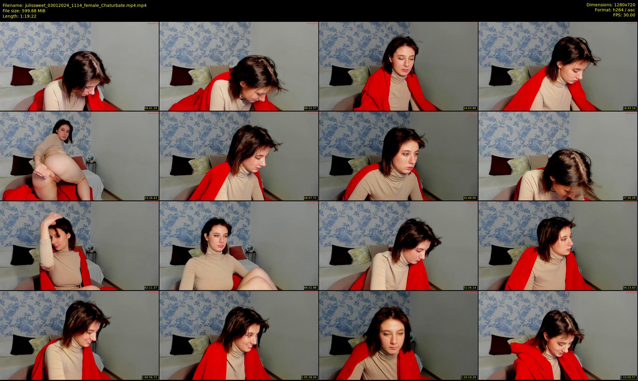 julissweet — 80 minute Chaturbate female cam show recording, 720p, Jan 3, 2024