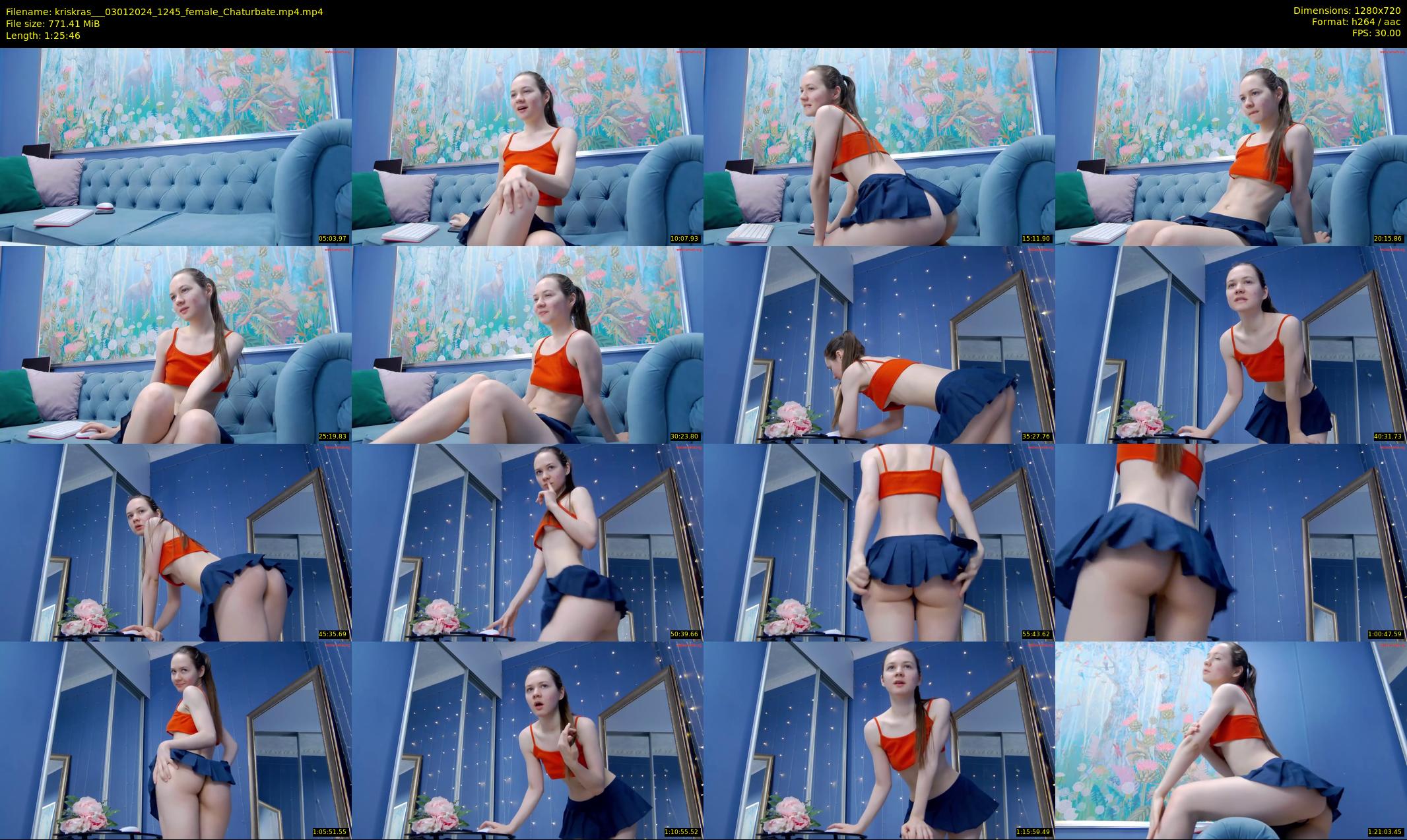 kriskras__ — 86 minute Chaturbate female cam show recording, 720p, Jan 3, 2024
