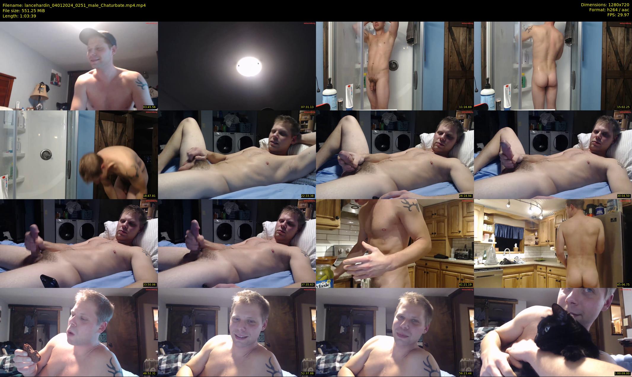 lancehardin — 64 minute Chaturbate male cam show recording, 720p, Jan 4, 2024