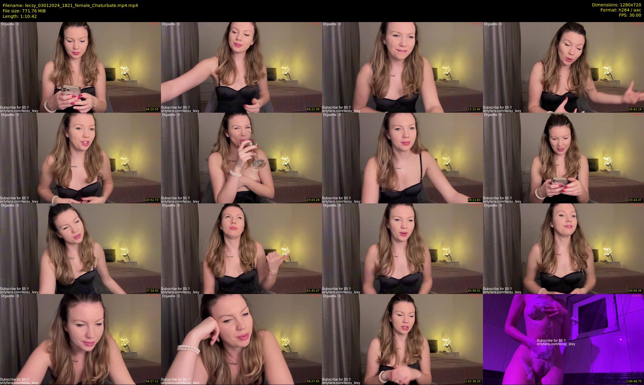 lecsy — 71 minute Chaturbate female cam show recording, 720p, Jan 3, 2024