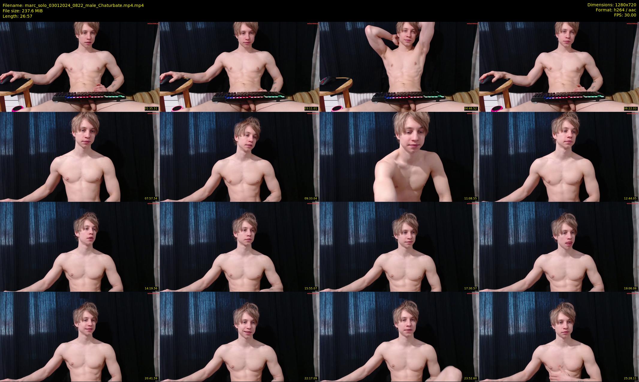 marc_solo — 27 minute Chaturbate male cam show recording, 720p, Jan 3, 2024