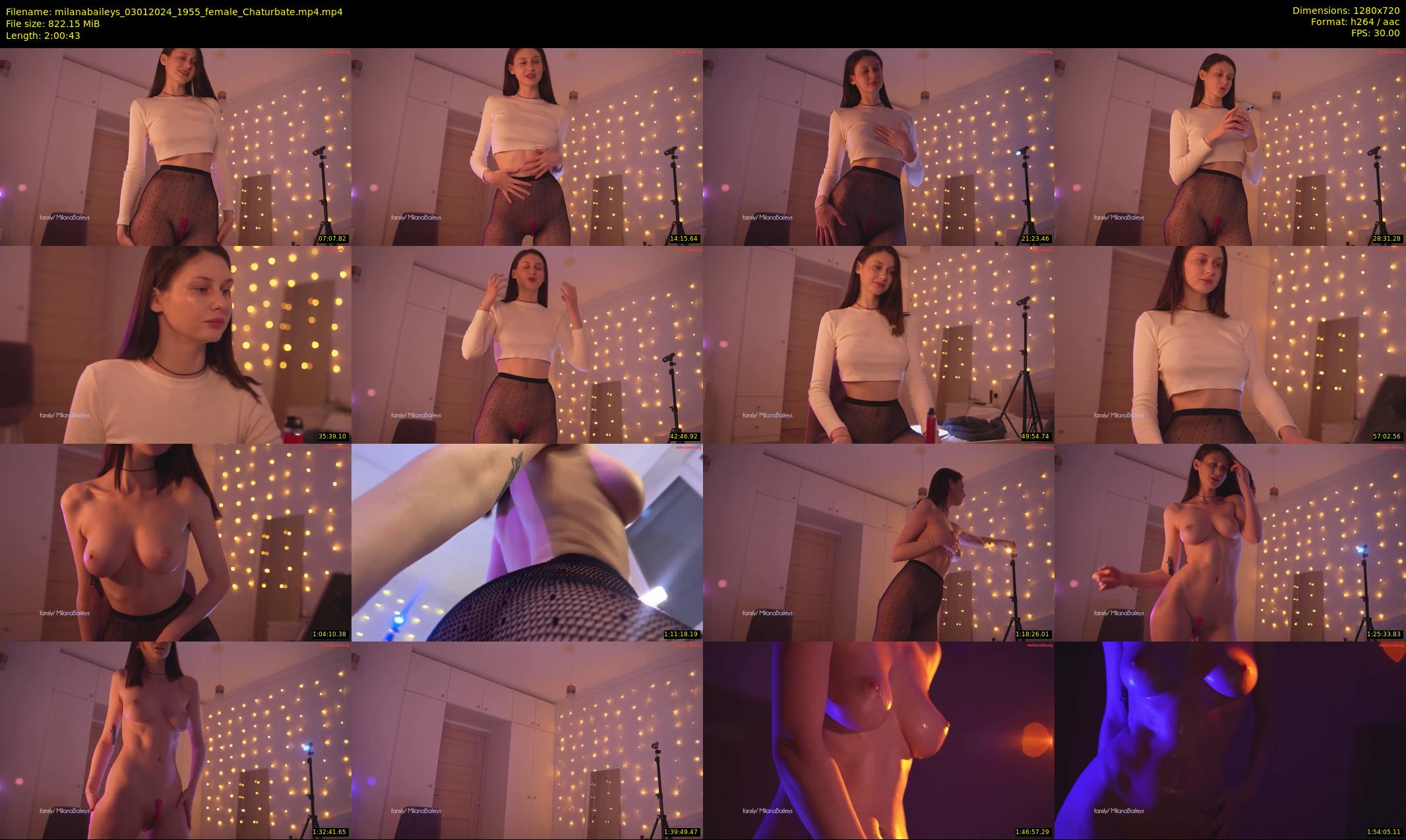 milanabaileys — 121 minute Chaturbate female cam show recording, 720p, Jan 3, 2024
