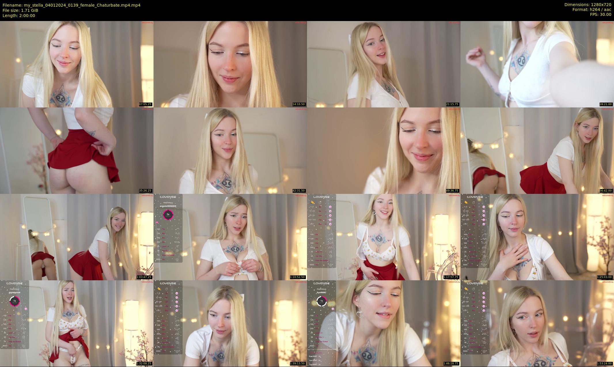 my_stella — 120 minute Chaturbate female cam show recording, 720p, Jan 4, 2024