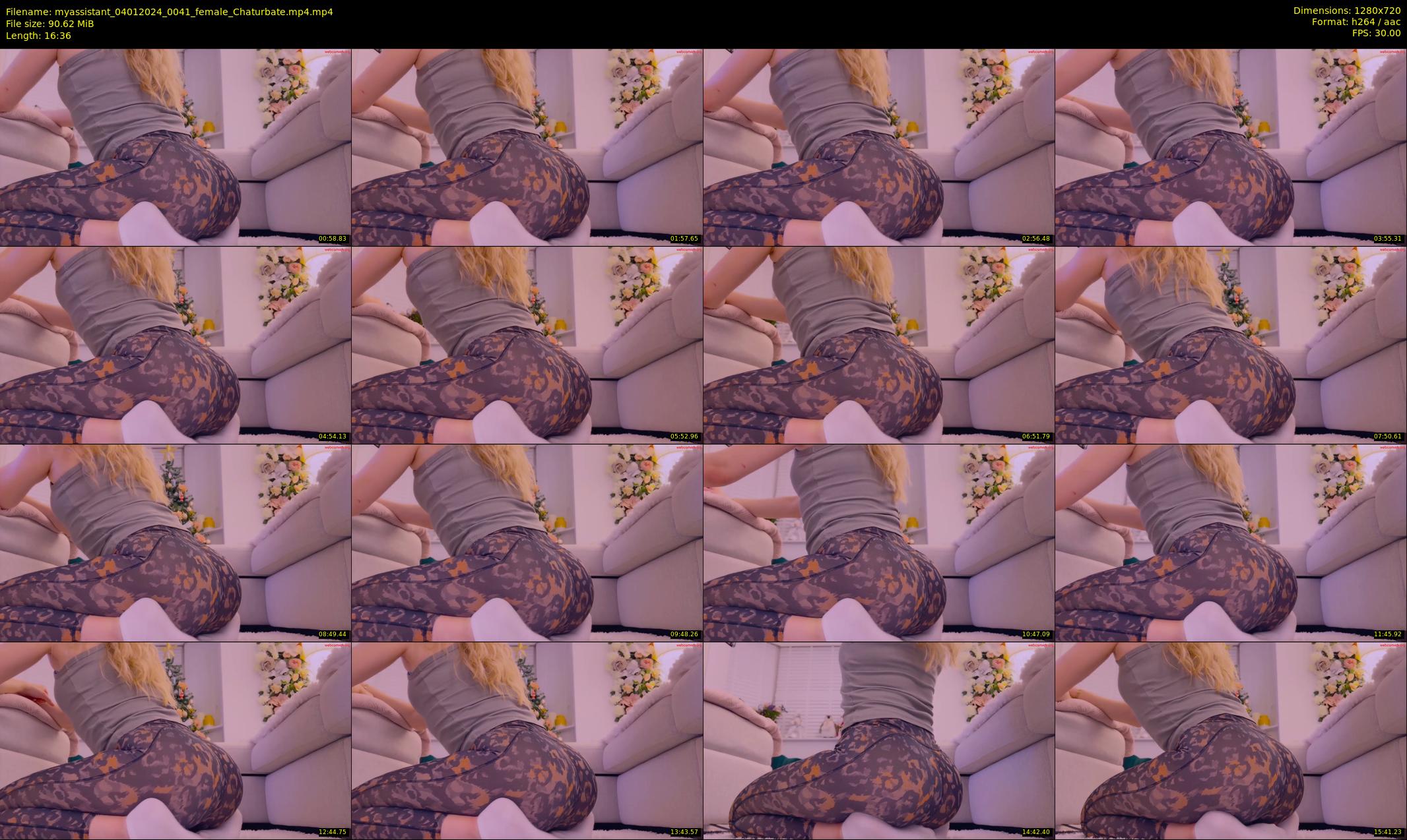 myassistant — 17 minute Chaturbate female cam show recording, 720p, Jan 4, 2024