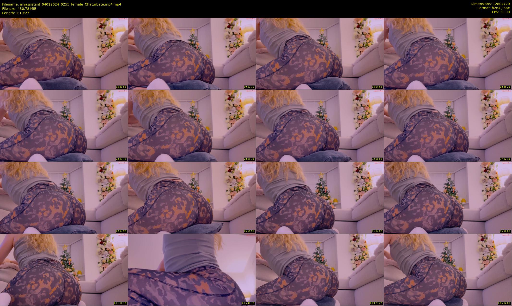 myassistant — 80 minute Chaturbate female cam show recording, 720p, Jan 4, 2024