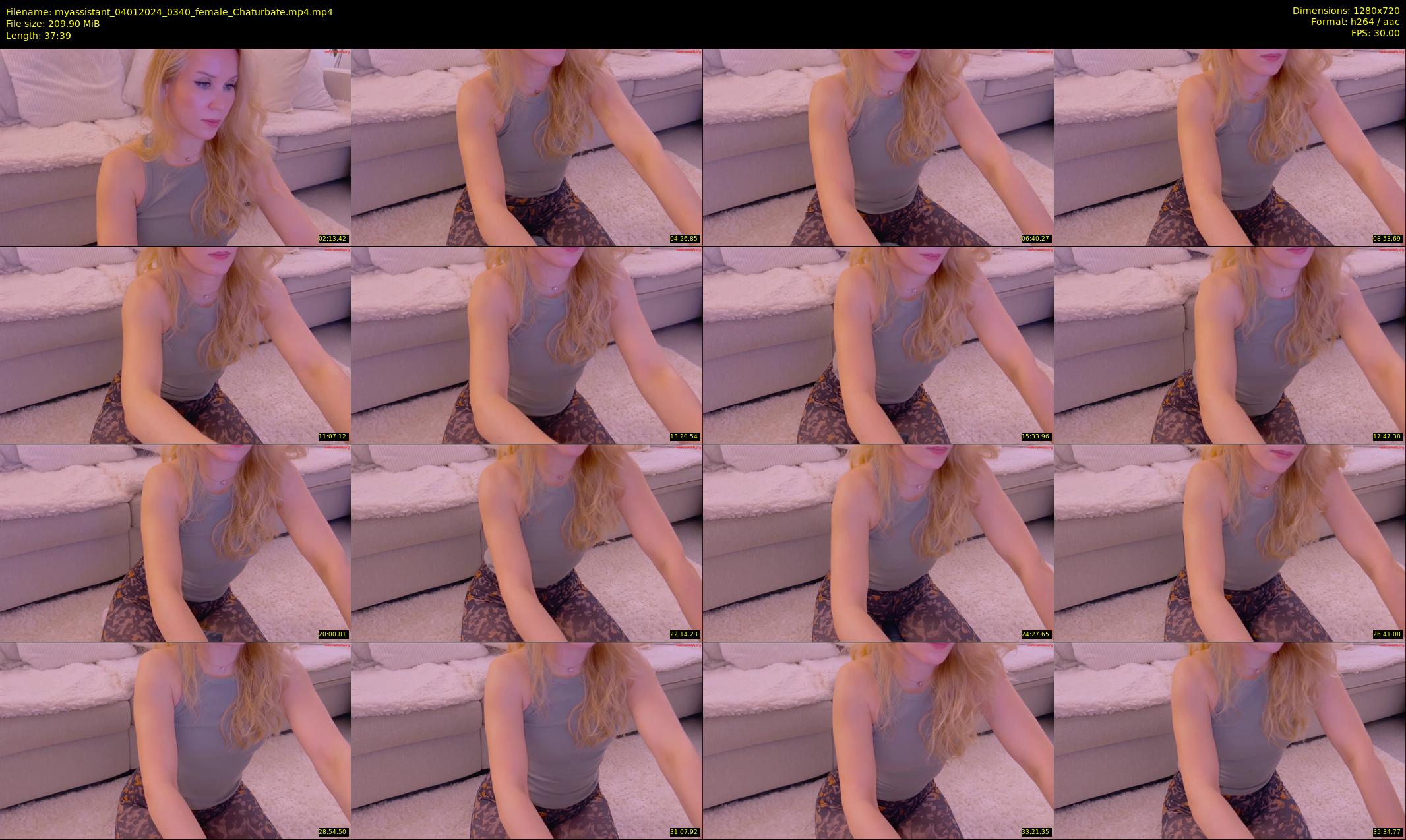 myassistant — 38 minute Chaturbate female cam show recording, 720p, Jan 4, 2024