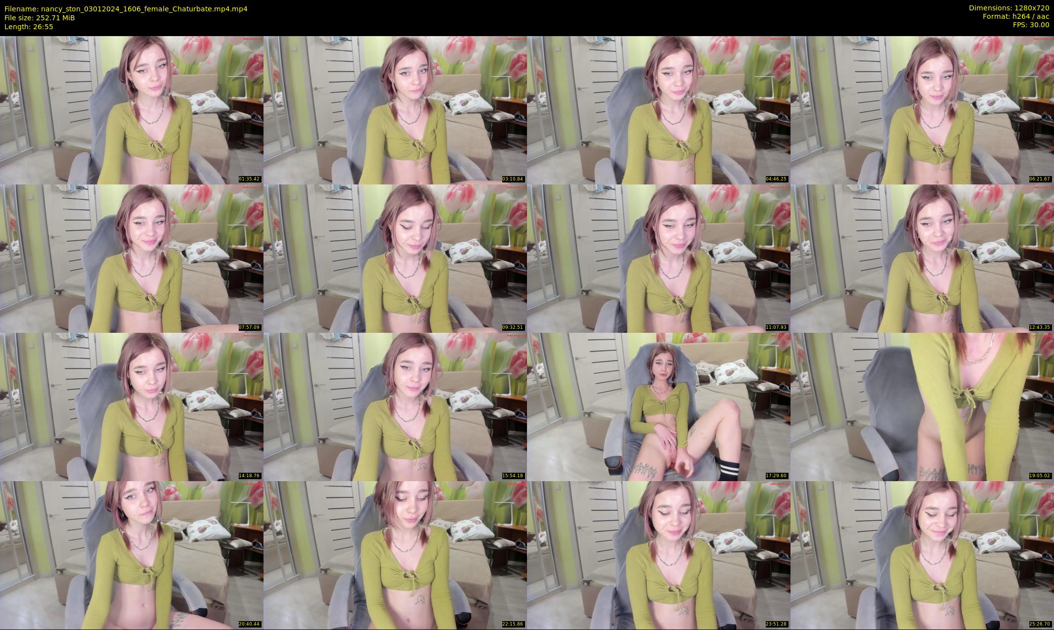 nancy_ston — 27 minute Chaturbate female cam show recording, 720p, Jan 3, 2024