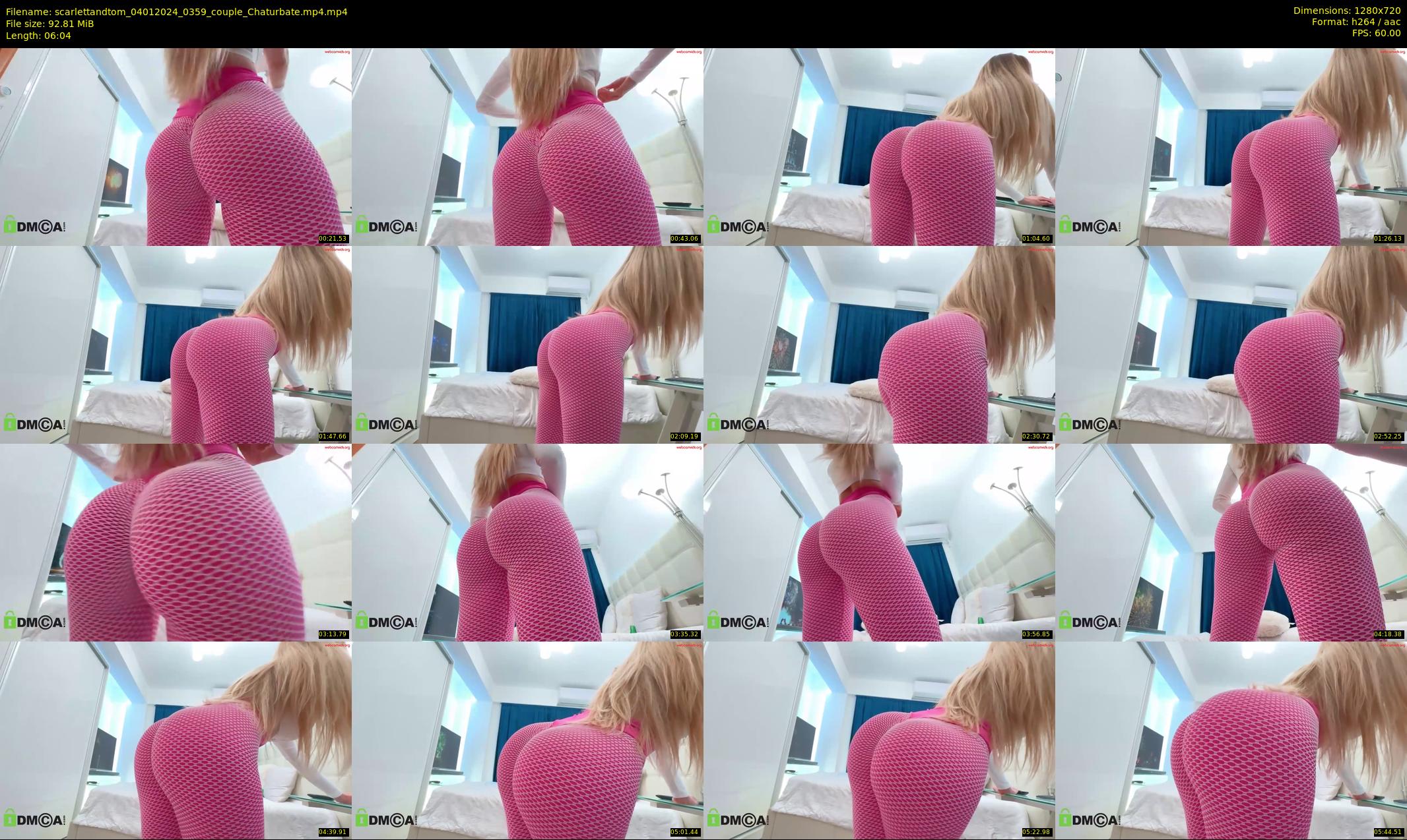 scarlettandtom — 7 minute Chaturbate couple cam show recording, 720p, Jan 4, 2024