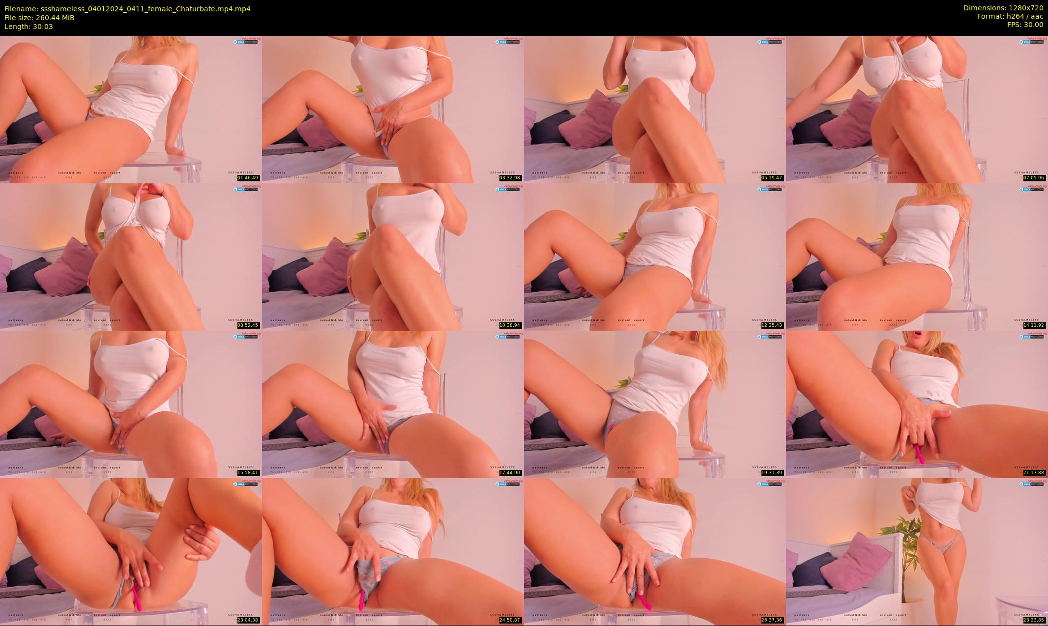 ssshameless — 31 minute Chaturbate female cam show recording, 720p, Jan 4, 2024
