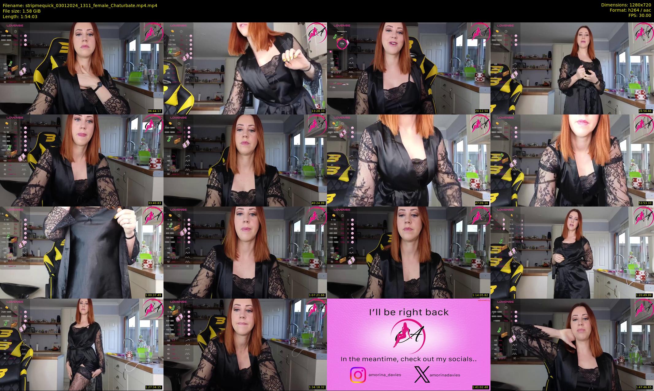 stripmequick — 115 minute Chaturbate female cam show recording, 720p, Jan 3, 2024