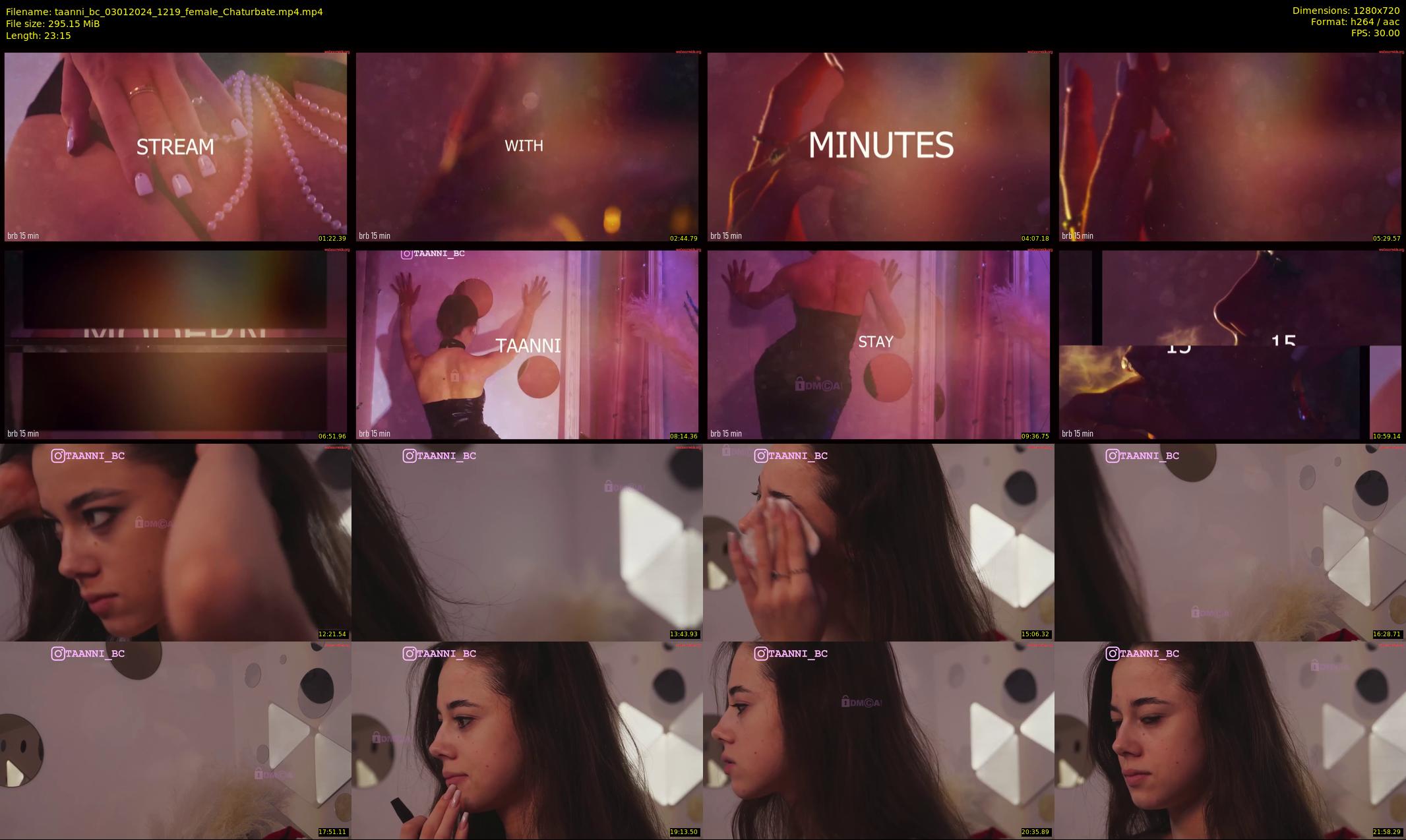 taanni_bc — 24 minute Chaturbate female cam show recording, 720p, Jan 3, 2024