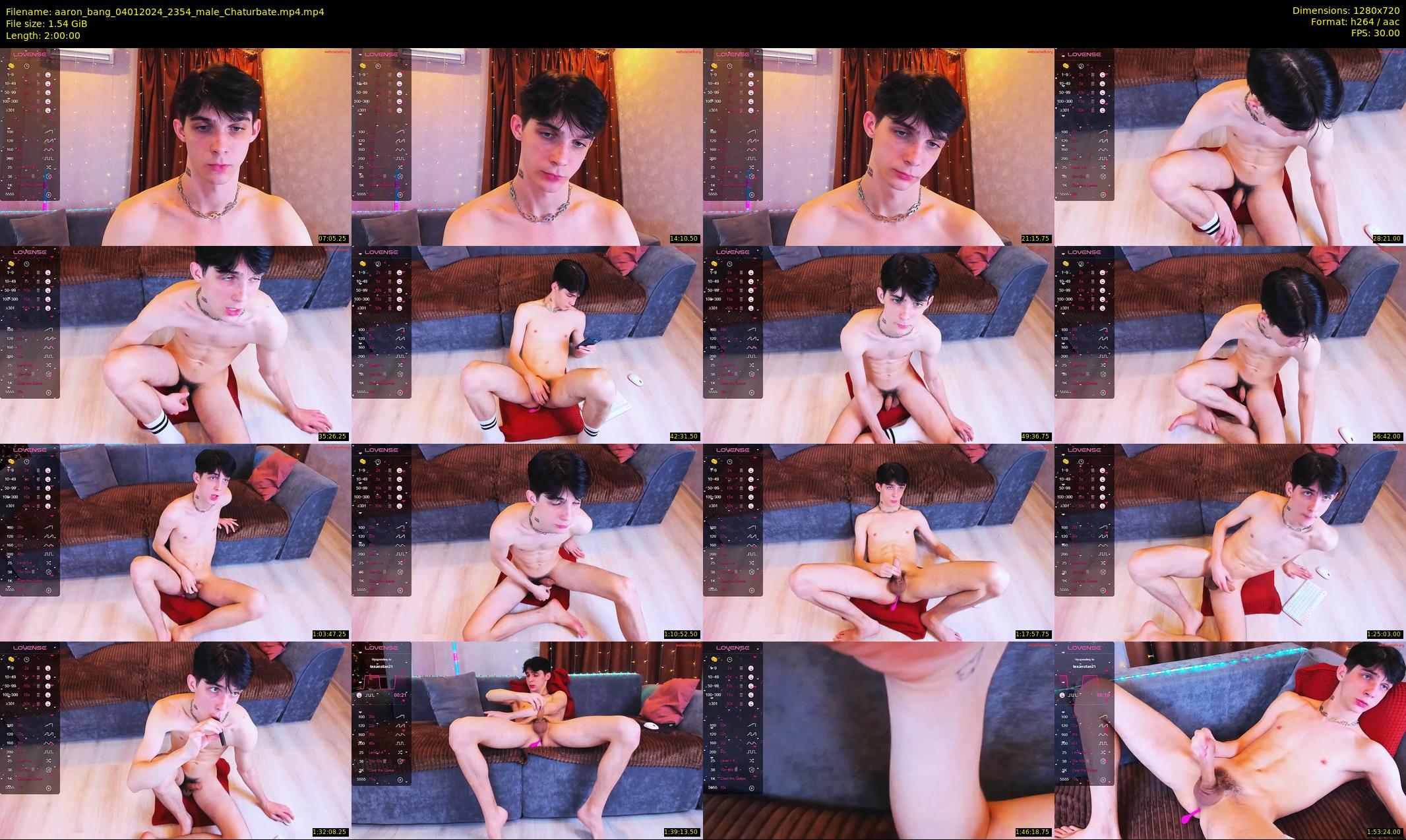 aaron_bang — 120 minute Chaturbate male cam show recording, 720p, Jan 4, 2024