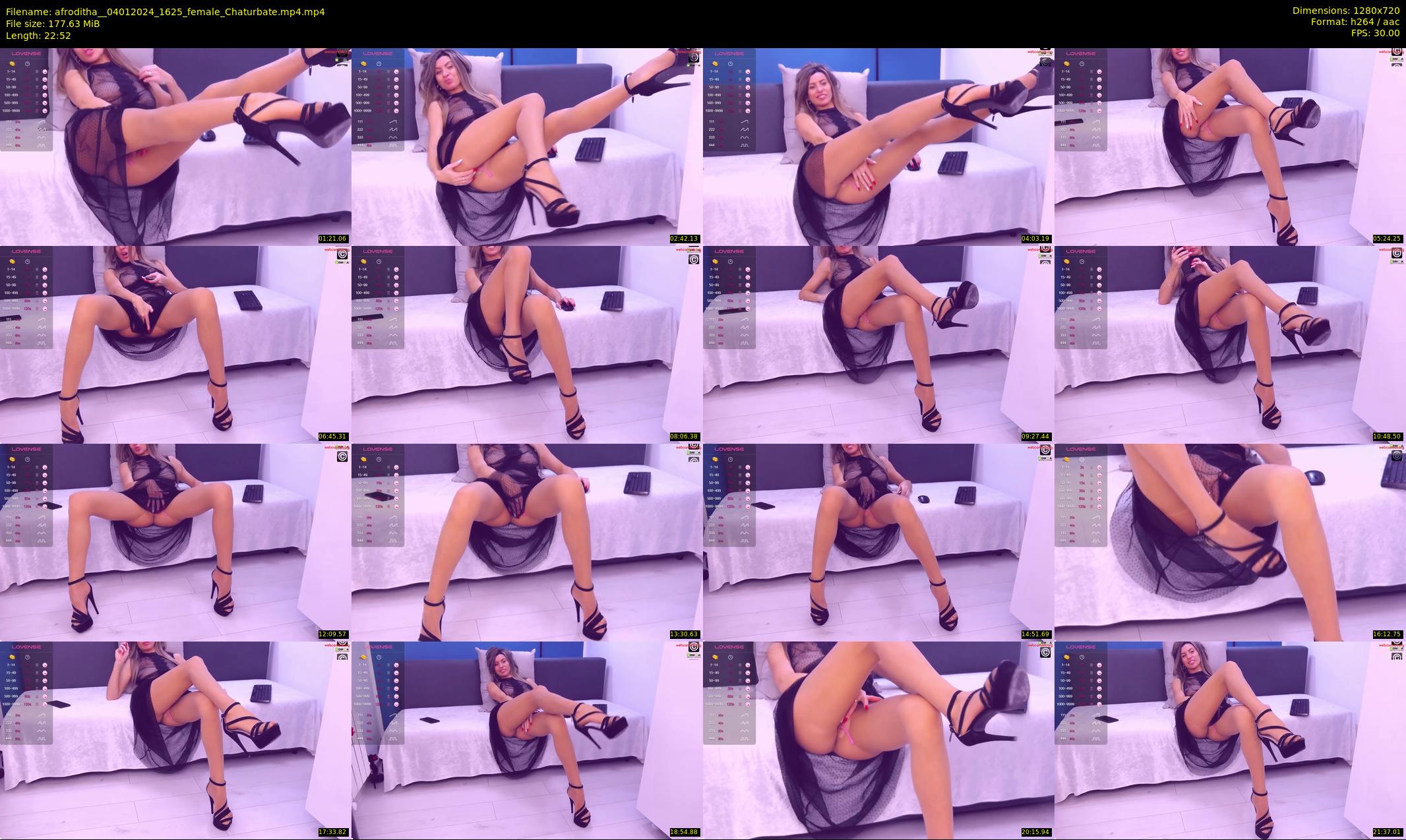 afroditha_ — 23 minute Chaturbate female cam show recording, 720p, Jan 4, 2024