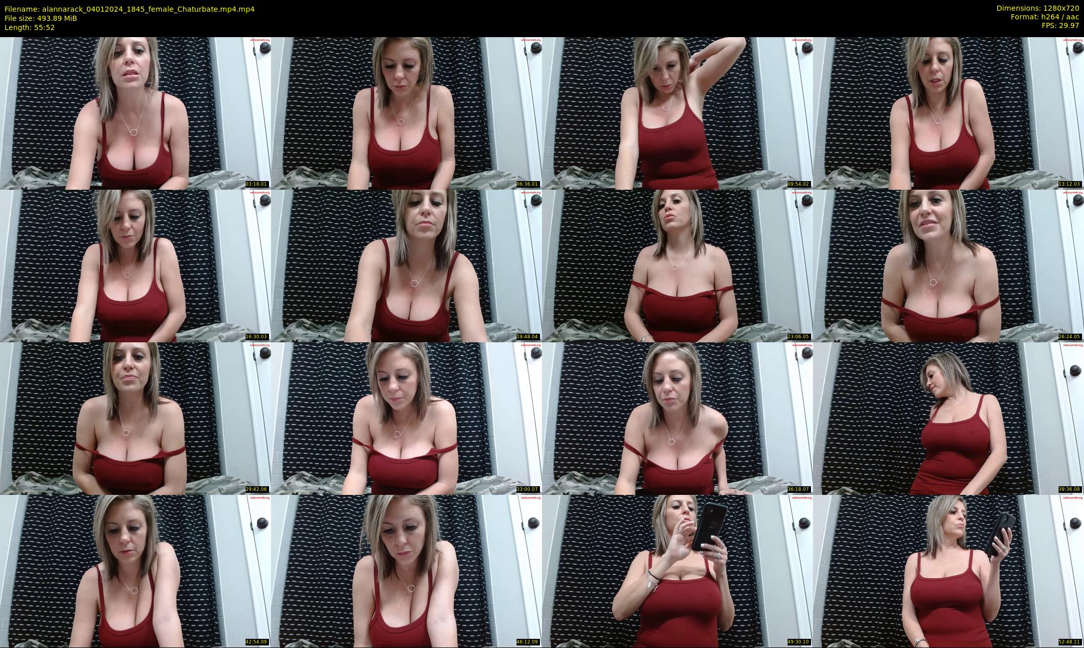 alannarack — 56 minute Chaturbate female cam show recording, 720p, Jan 4, 2024