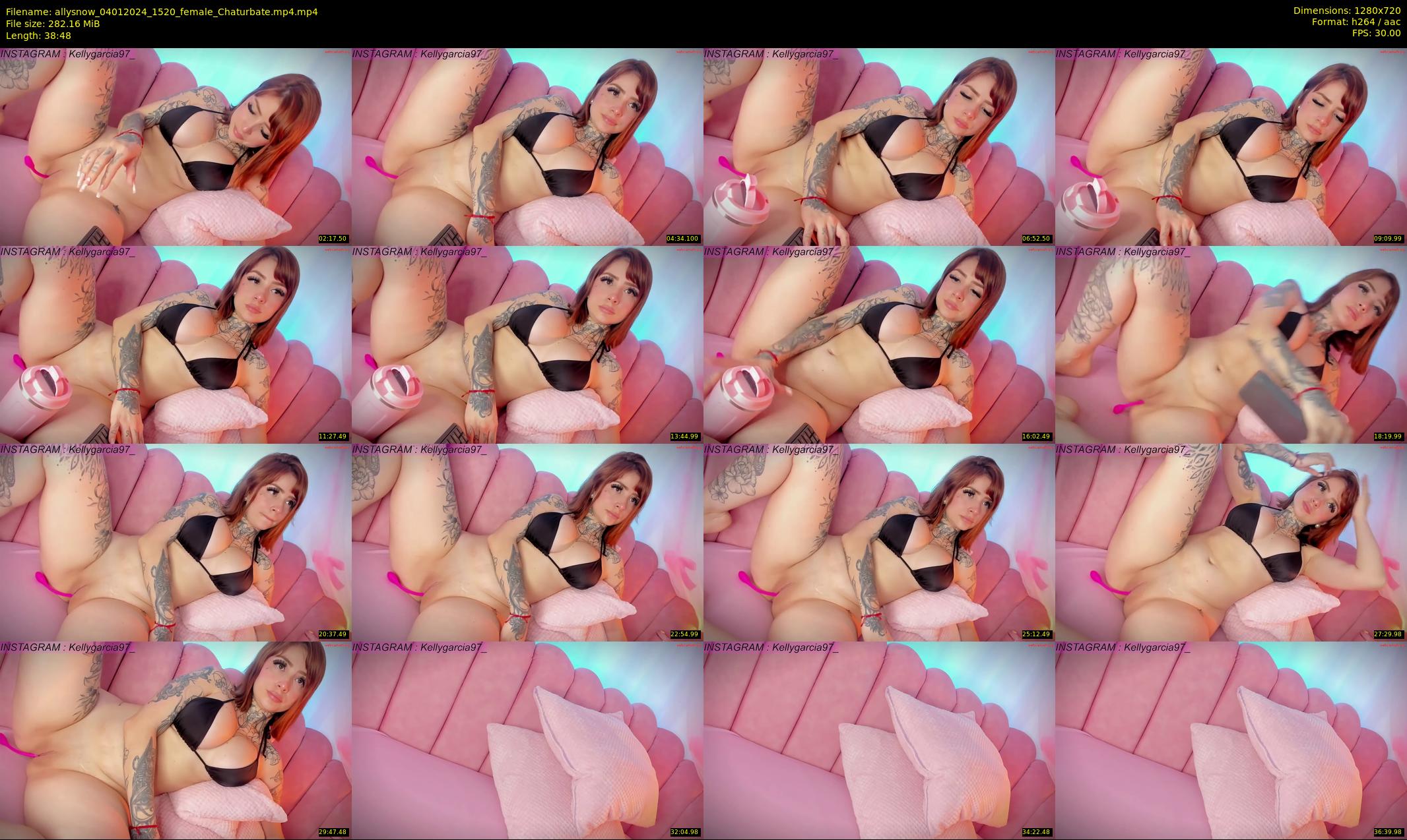 allysnow — 39 minute Chaturbate female cam show recording, 720p, Jan 4, 2024