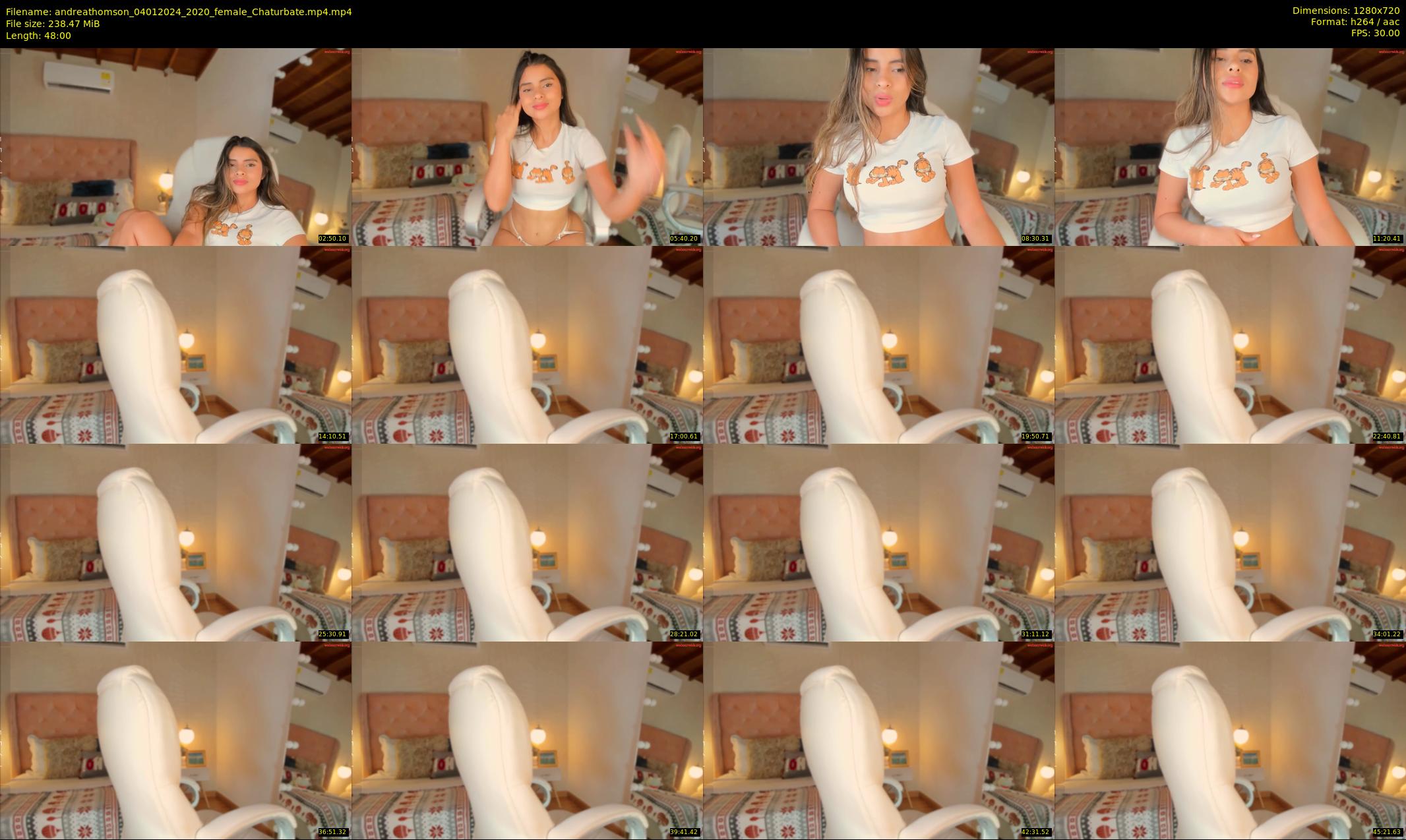andreathomson — 48 minute Chaturbate female cam show recording, 720p, Jan 4, 2024